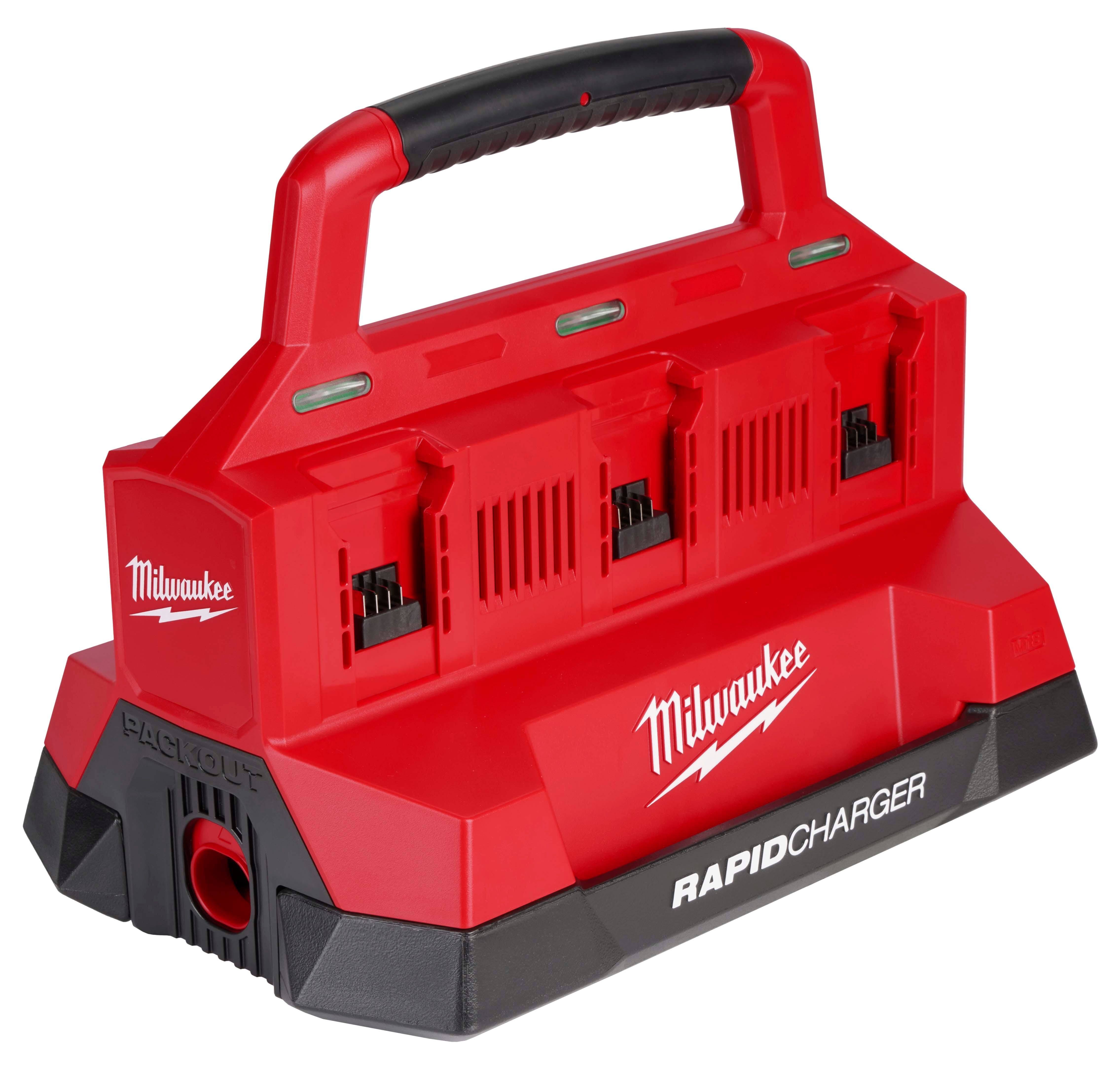 Milwaukee 48-59-1809 M18 PACKOUT Six Bay Rapid Charger
