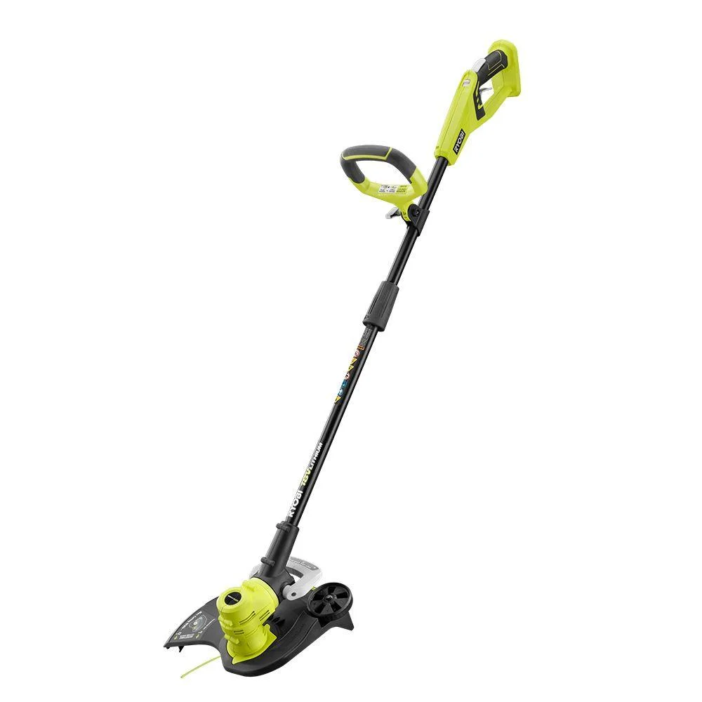 Ryobi 18 - Volt ONE+ Straight Shaft String Trimmer/Edger, Lightweight Design 10, 12 in