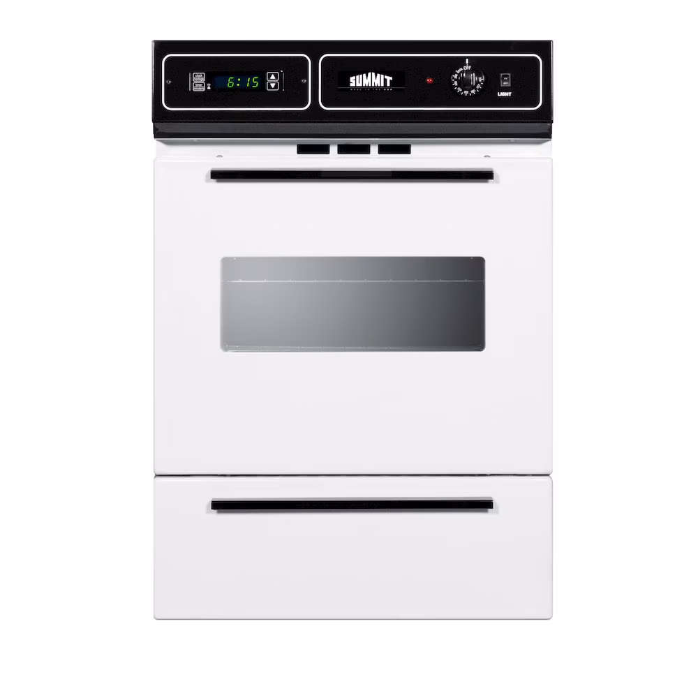 24" Wide Gas Wall Oven, White(24"/white)