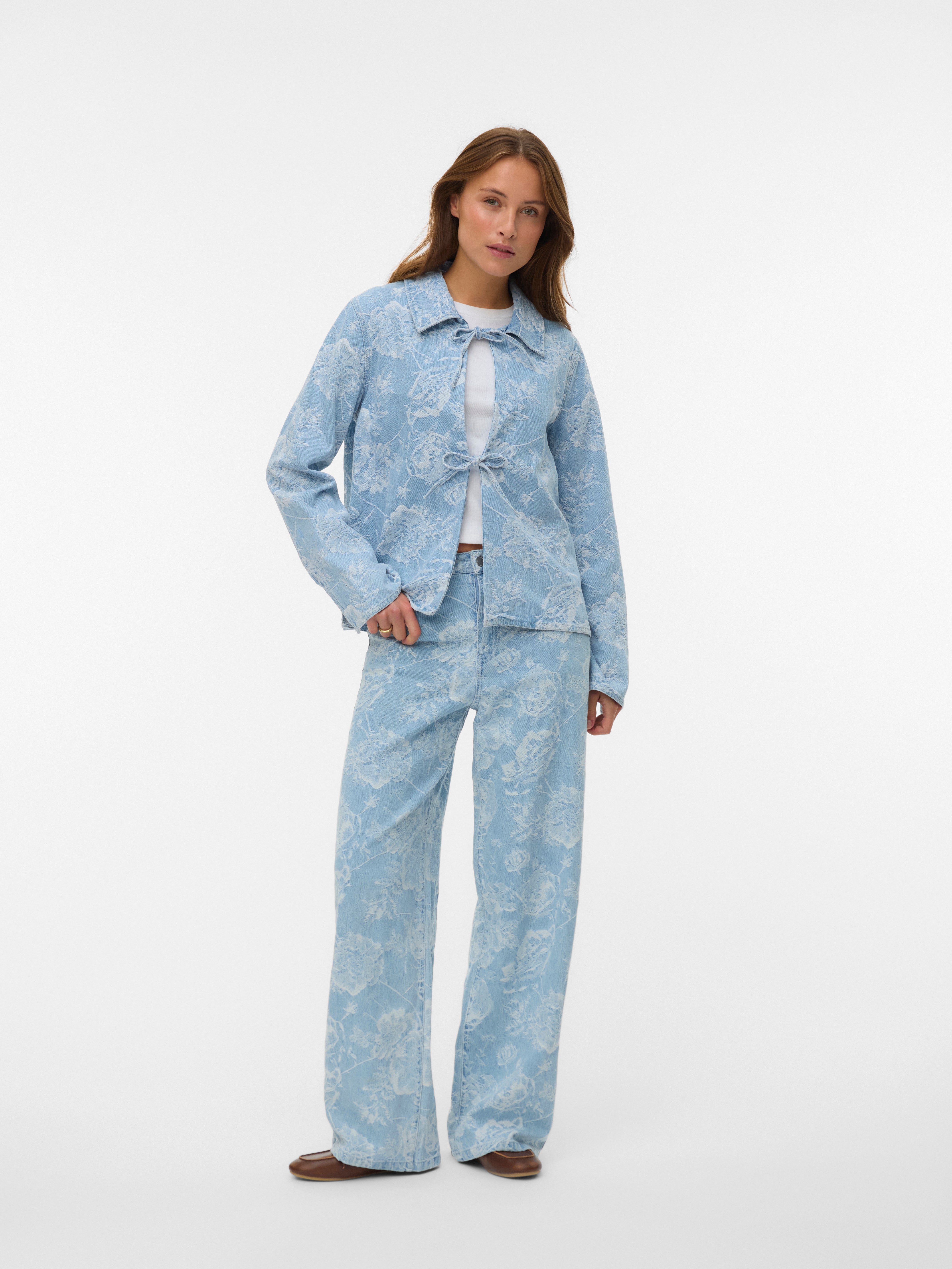 VERO MODA® VMRAE High rise Wide Leg Fit Jeans