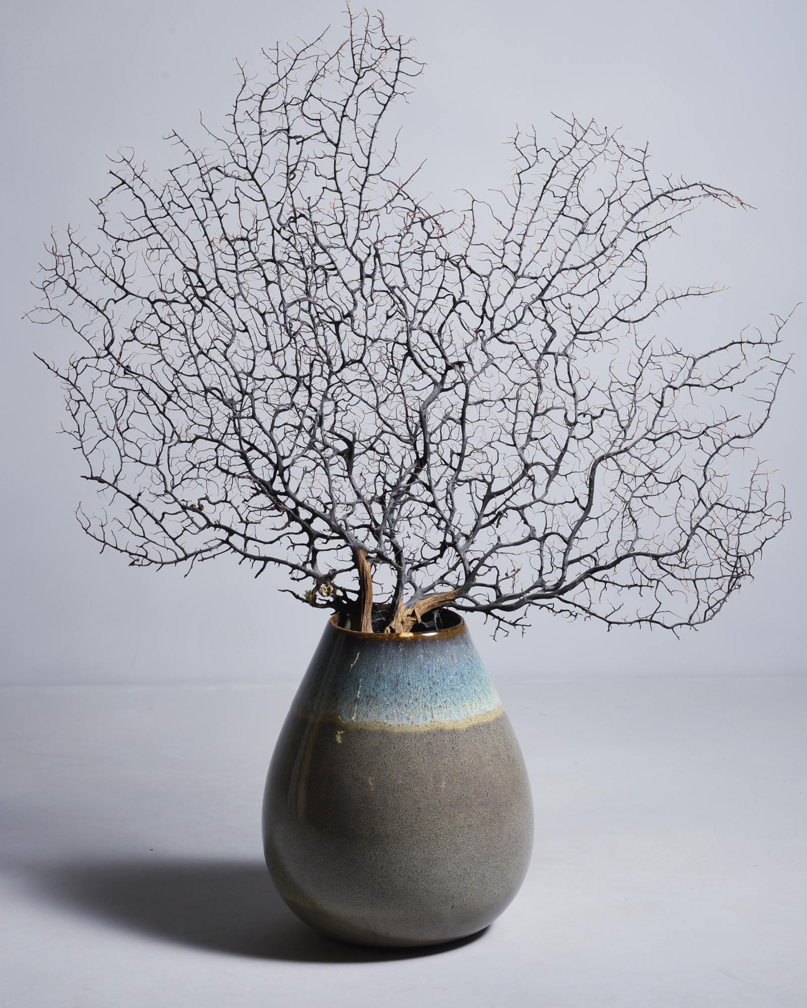 MADEIRA - VASE M GREEN-BLUE
