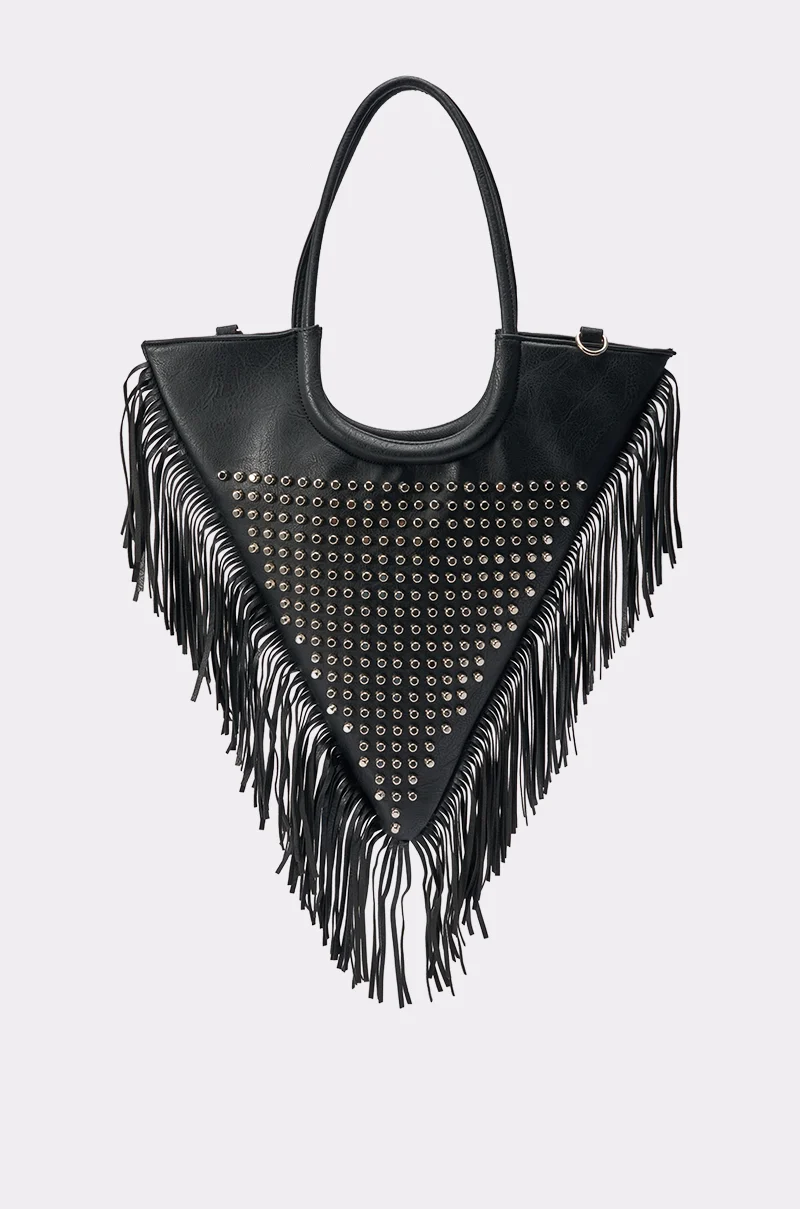 TAKE ME OUT STUDDED TOTE - Akira Store