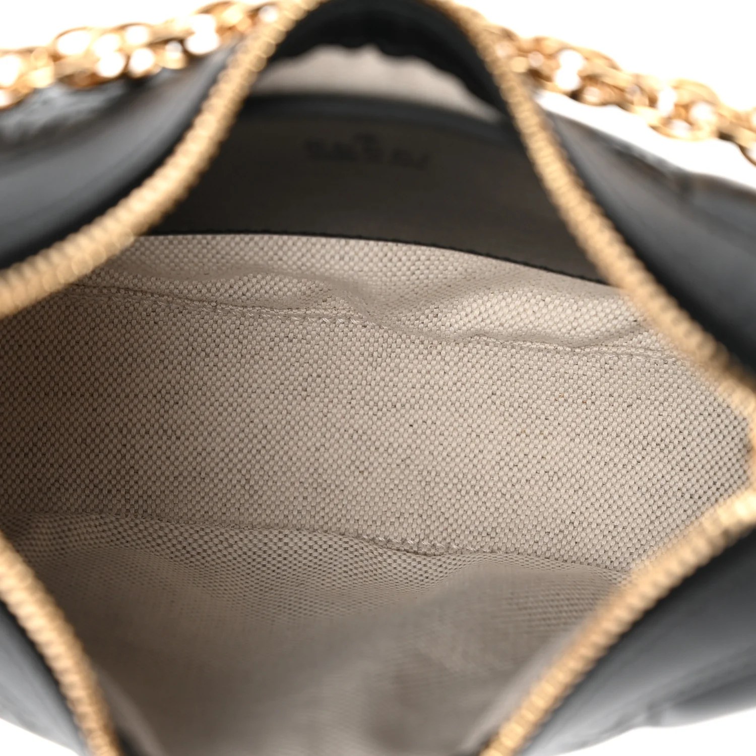 Calfskin GG Matelasse Mini Hobo Shoulder Bag Black