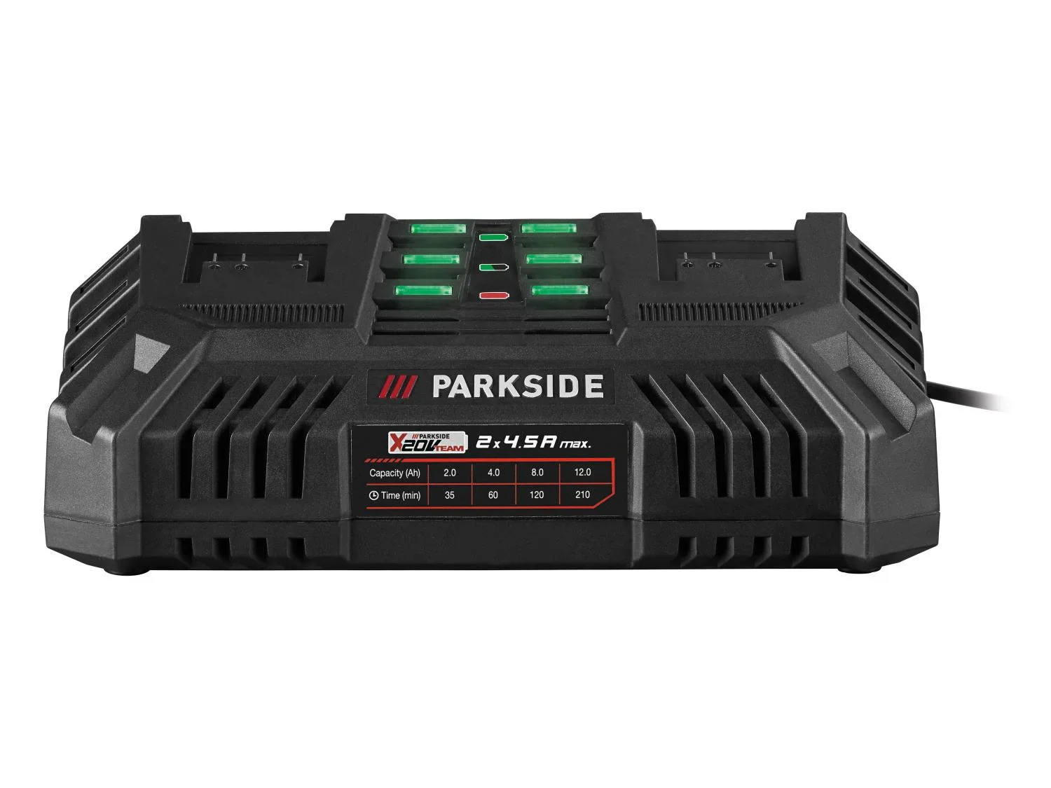 PARKSIDE Chargeur de batterie double PDSLG 20 B1, 2,5 A, 20 V