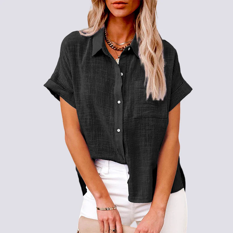 Nicole - Blouse à manches courtes avec poche