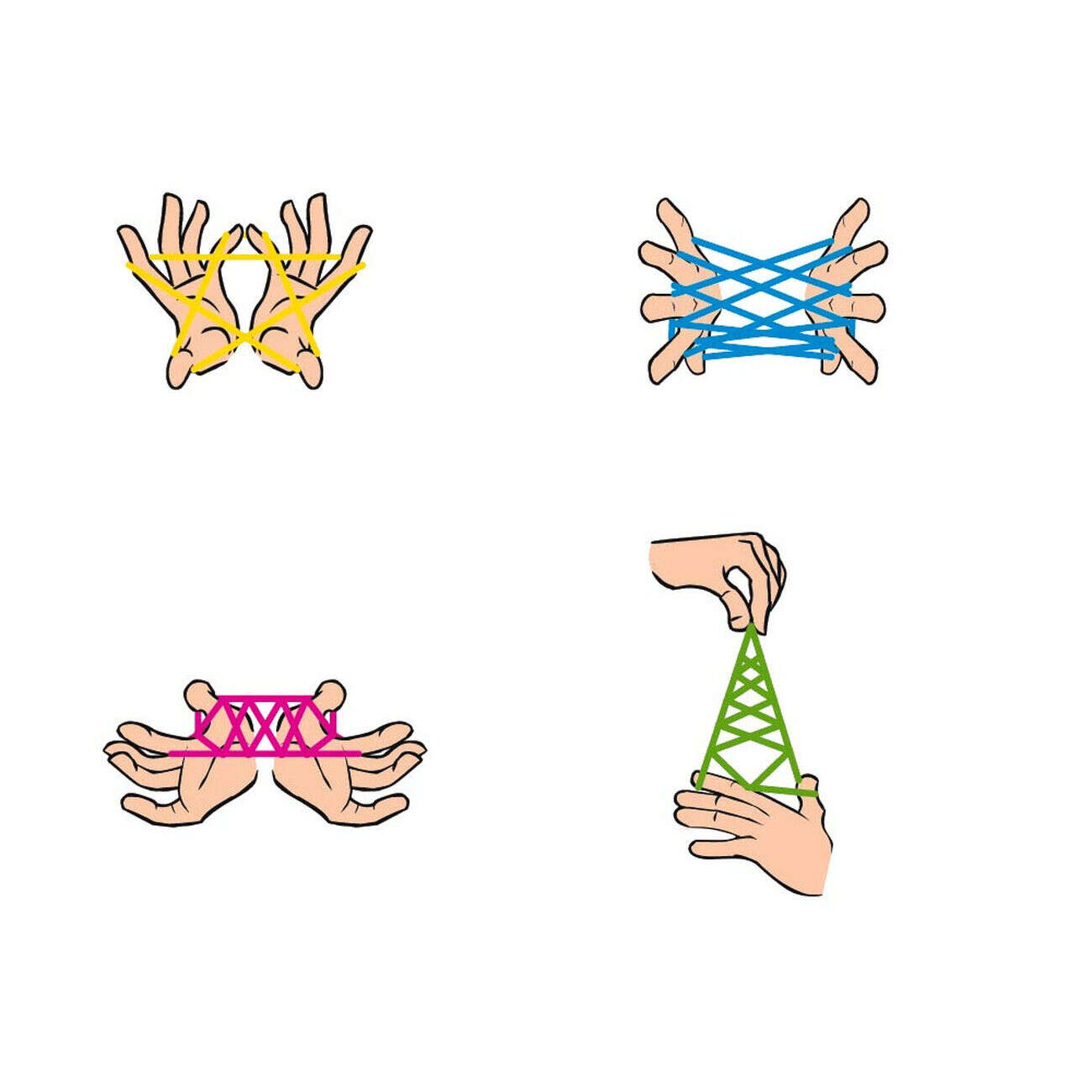 Jeu corde arc-en-ciel Magic Line