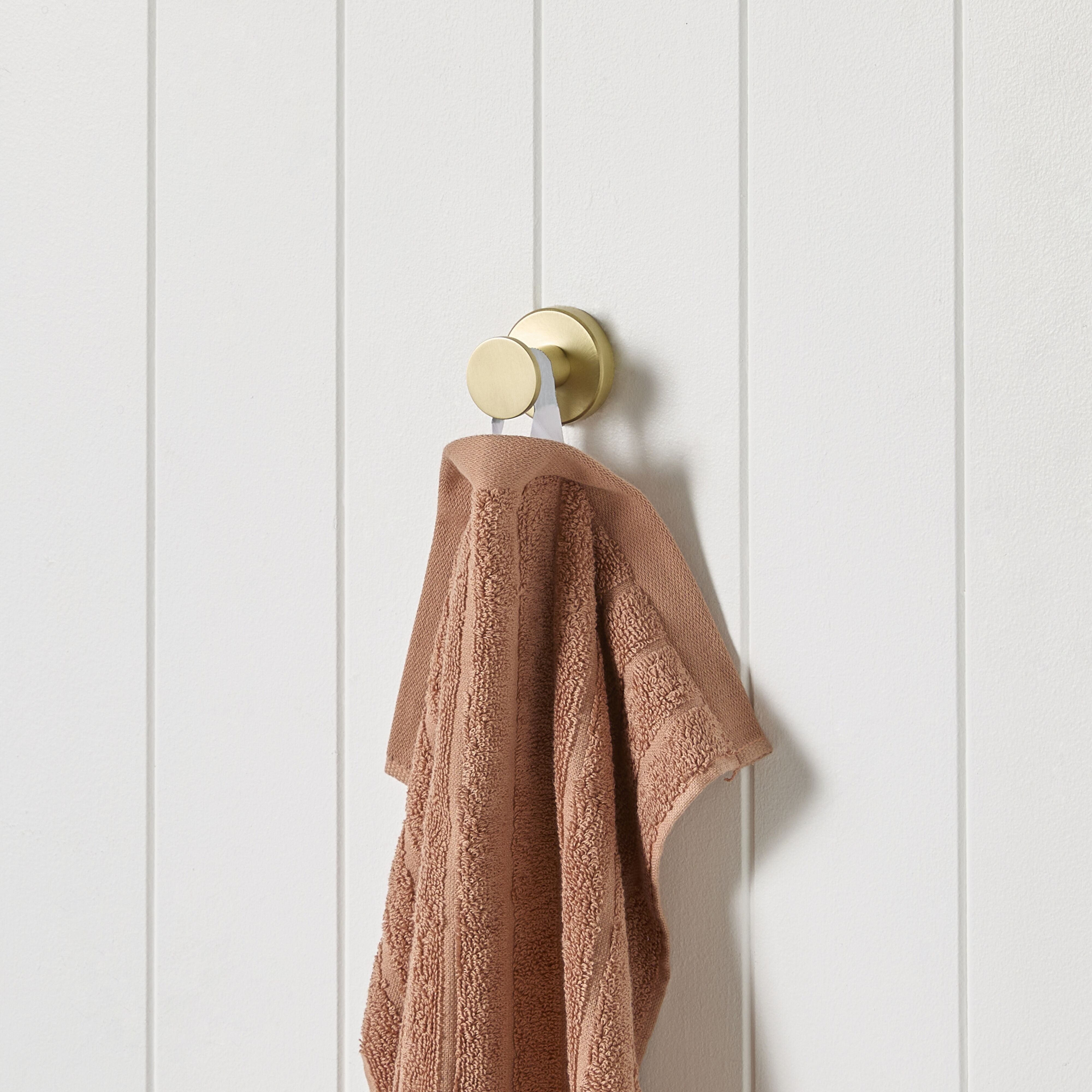 Harper Robe Hook Brushed Brass