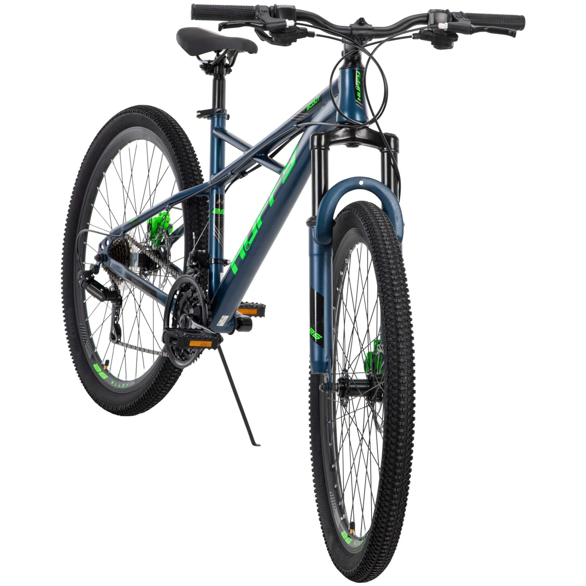 26 Inch Scout Men's 21 Speed Hardtail Mountain Bike, Denim Blue Image 2