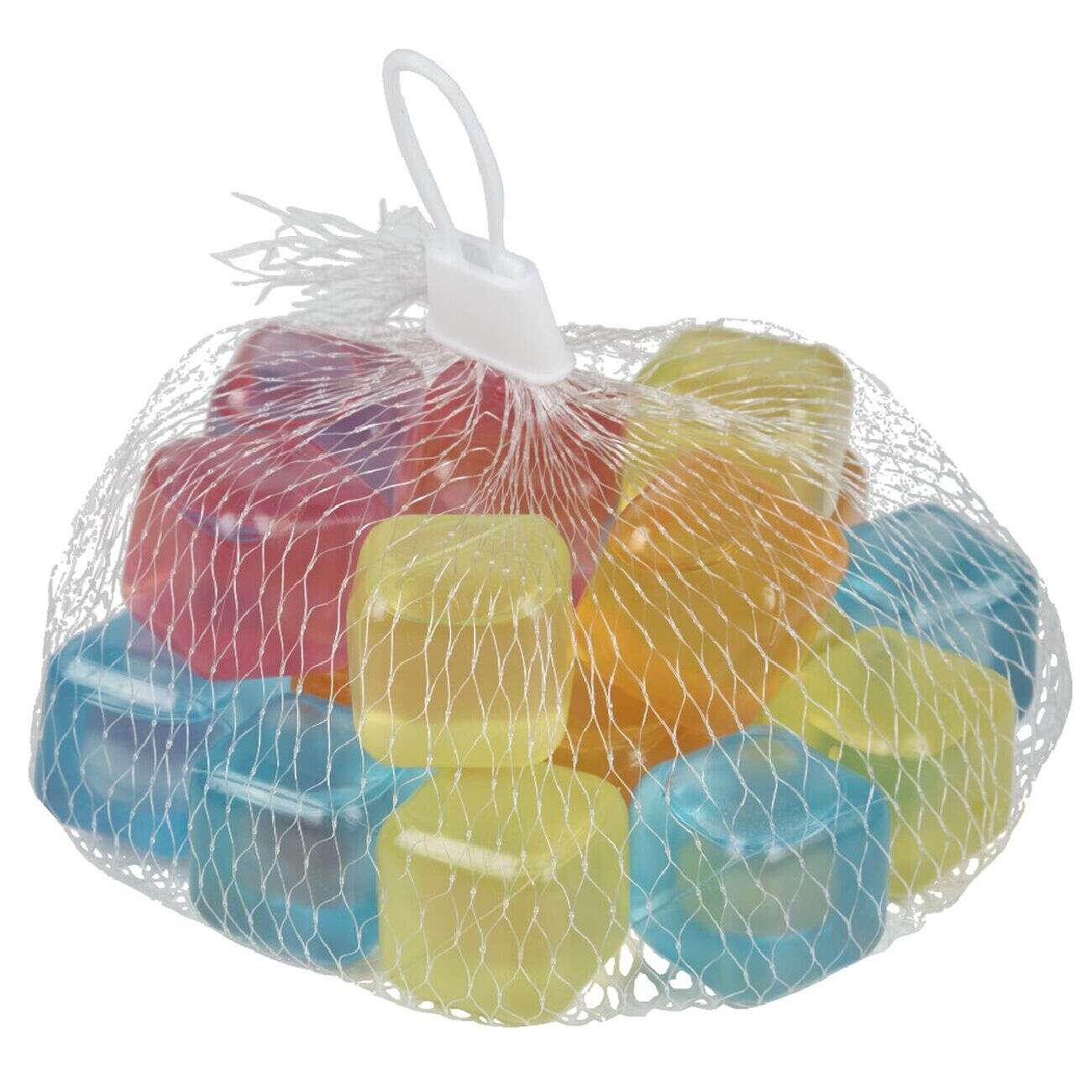 Cube glaçon plastique multicolore x20