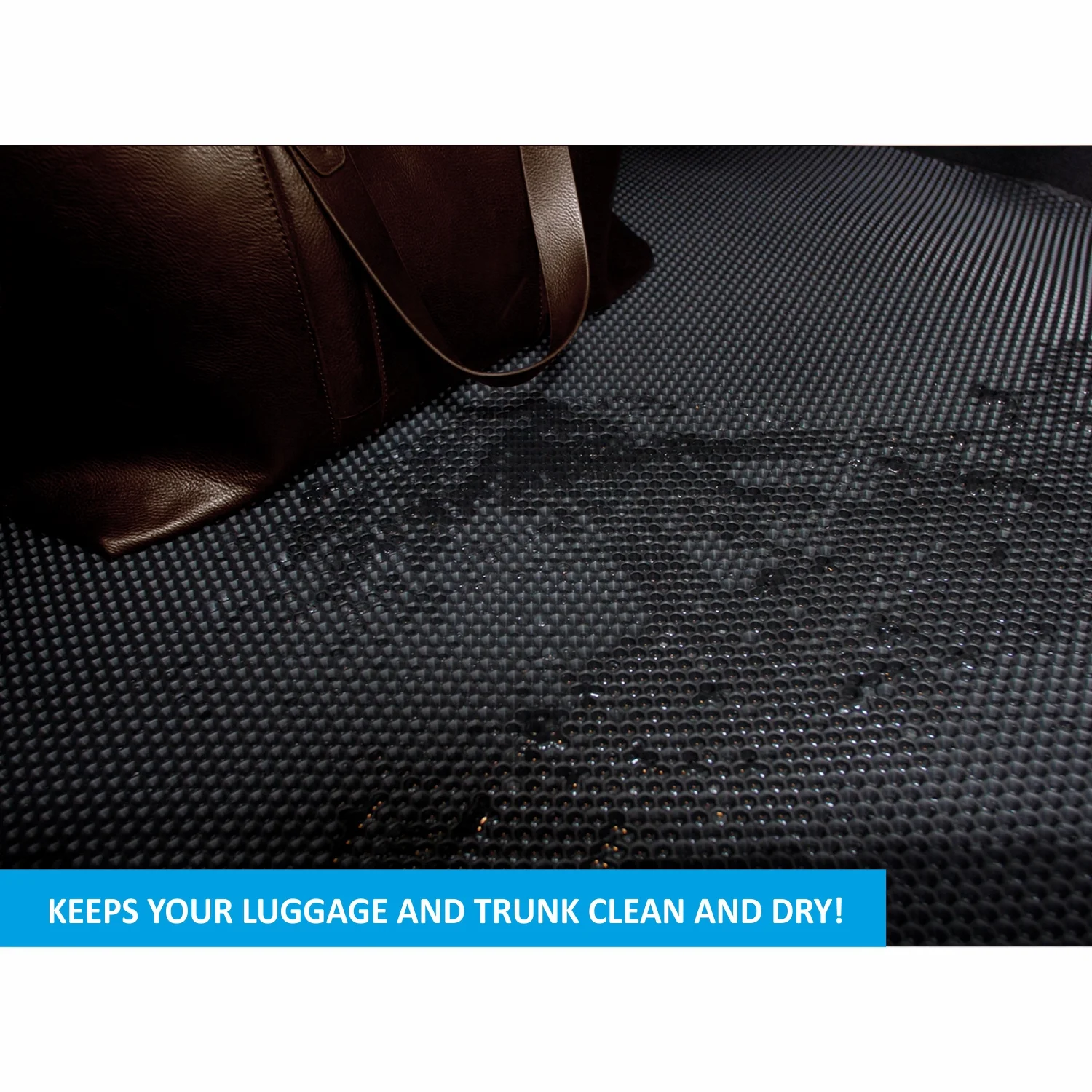 Cargo Liner for Kia Soul 2014-2019 Custom Fit Trunk Mat, with Honeycomb Dirtproof Waterproof Technology All-Climate, Heavy Duty, Anti-Slip Cargo Liner, Luggage FL01114042 - Image 4