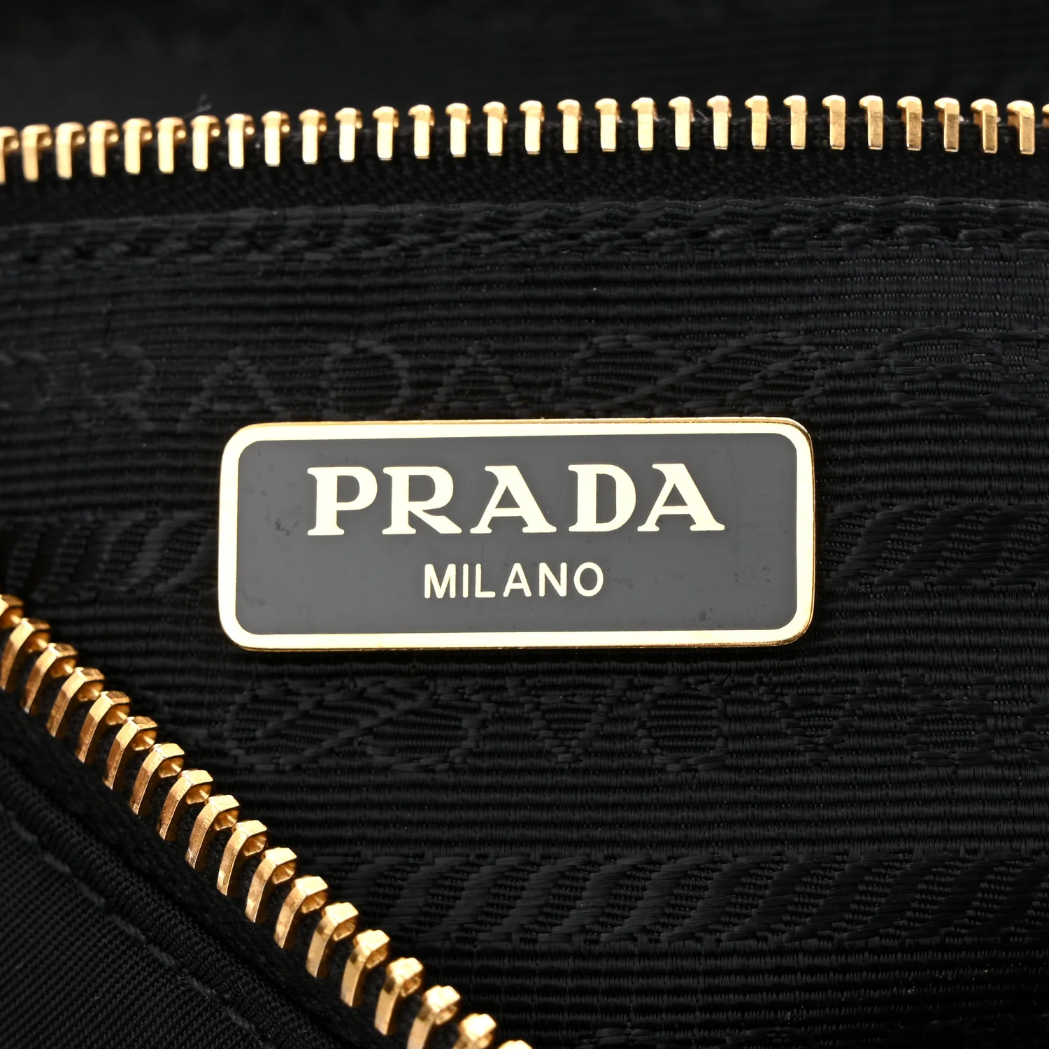Tessuto Nylon Saffiano Crossbody Bag Black
