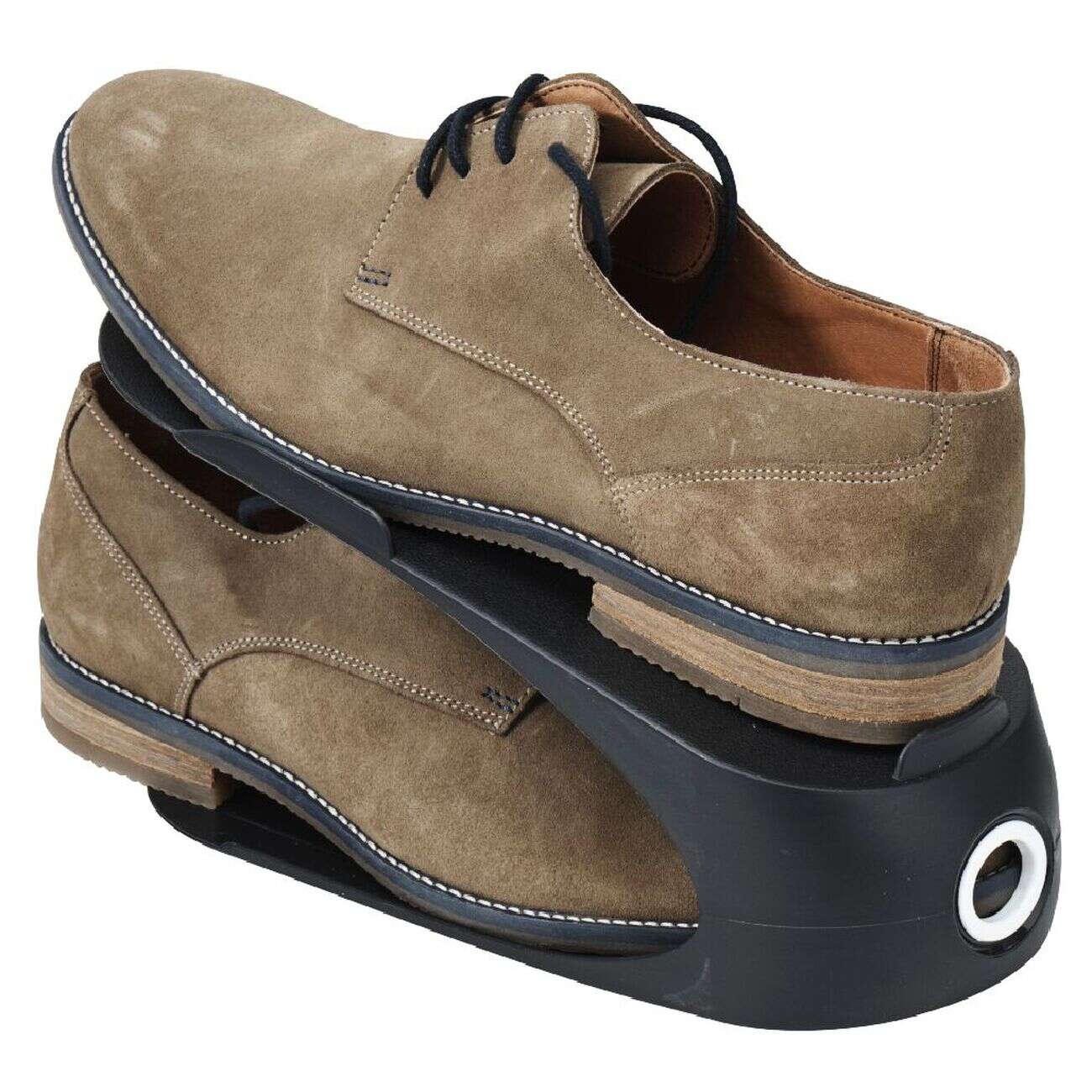 Range chaussure empilable noir x3