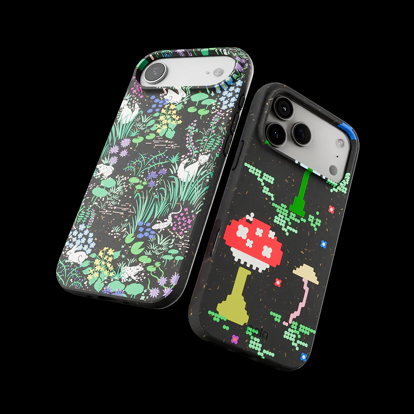 Black Mushroom Party Samsung Galaxy S23+(Plus) Case