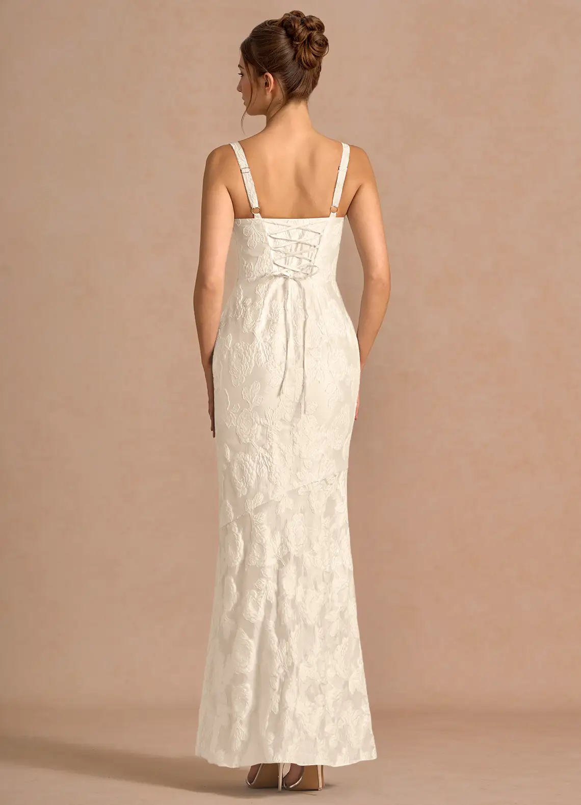 Keilani Cream Maxi Dress