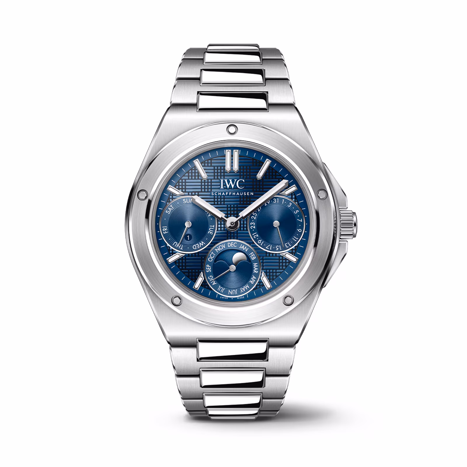 【Super Clone】IWC Ingenieur Perpetual Calendar 41mm MensWatch Blue IW344903