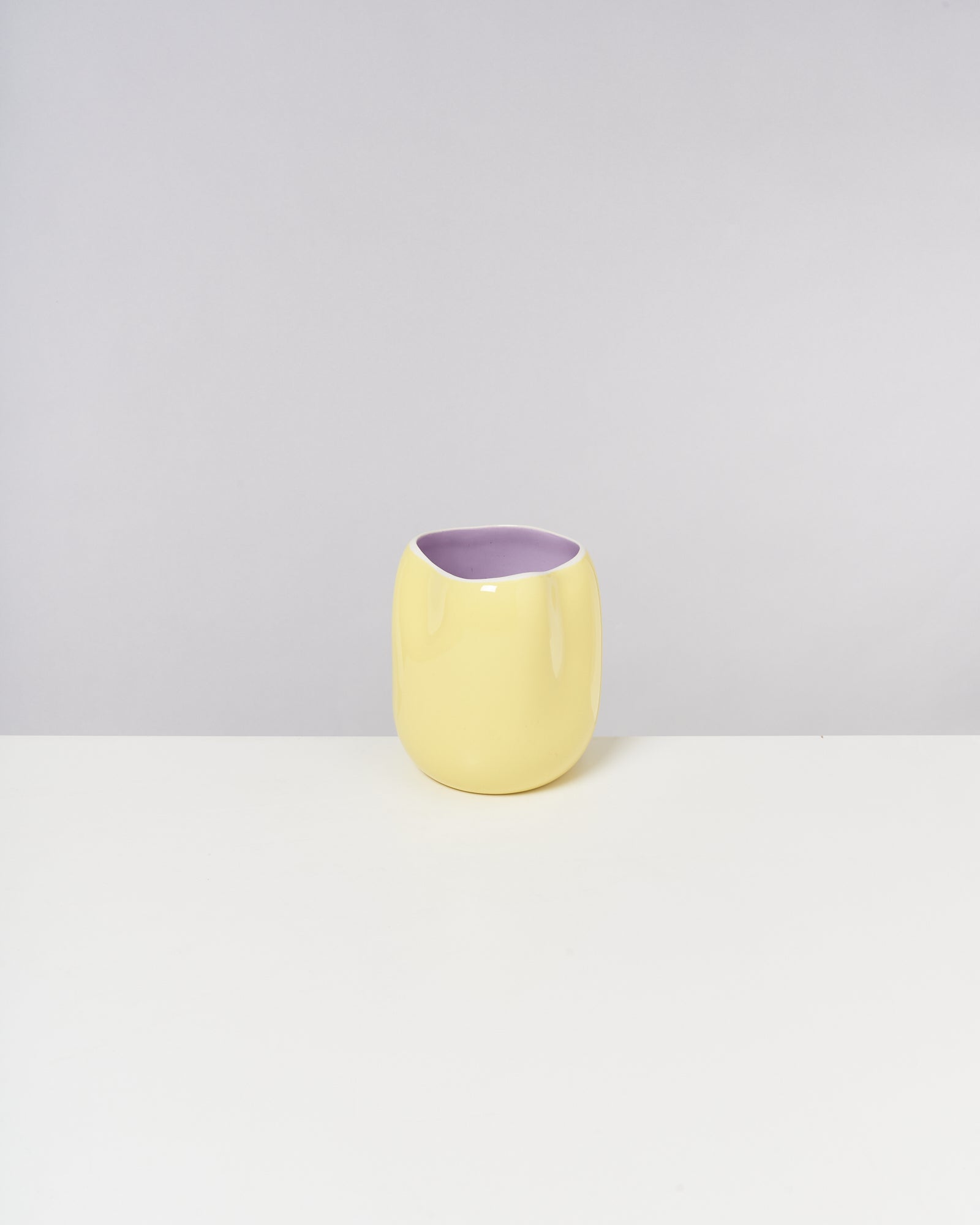 JOÃO - VASE M YELLOW PURPLE