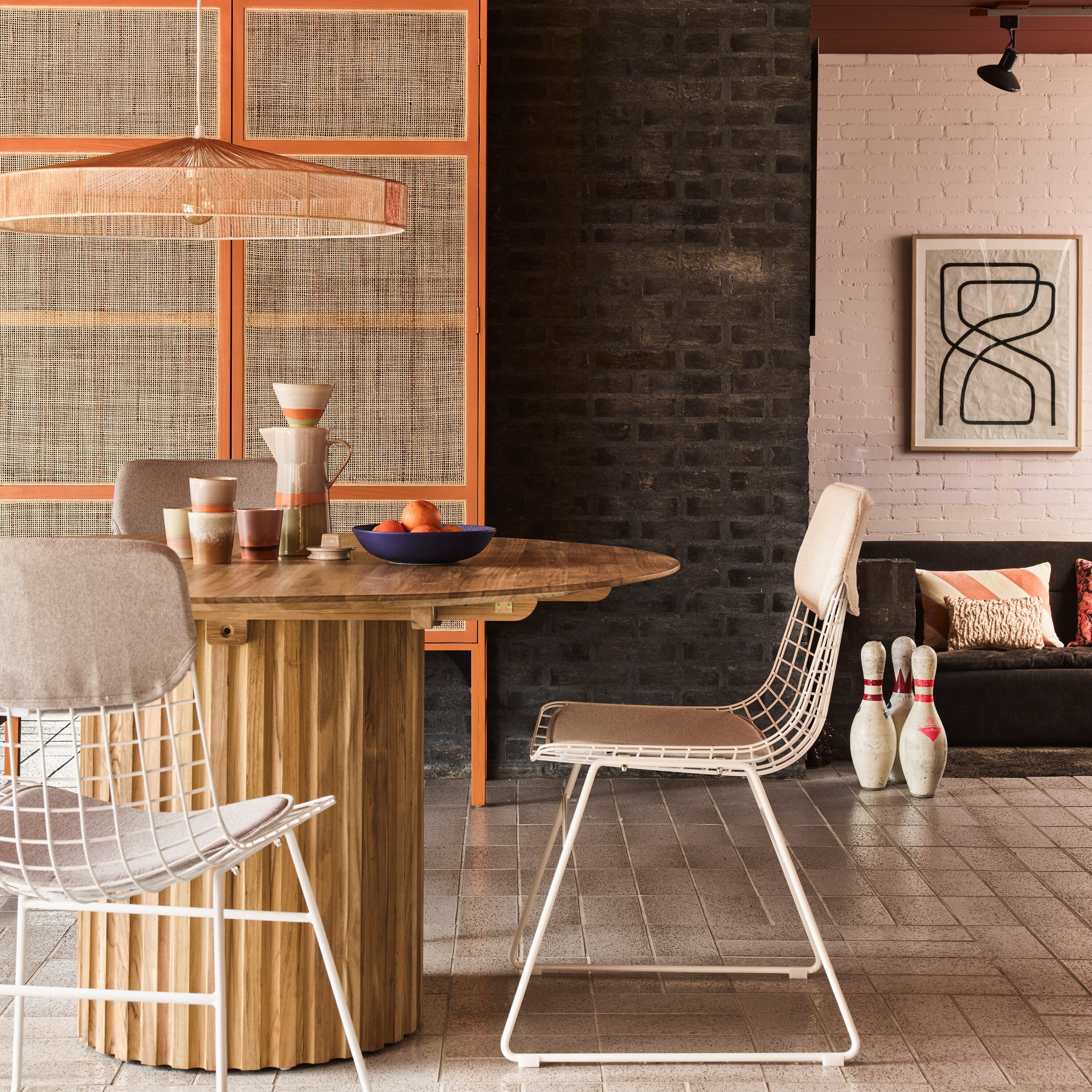 HKliving Comfort Kit Stoelkussens voor Wire Stoel