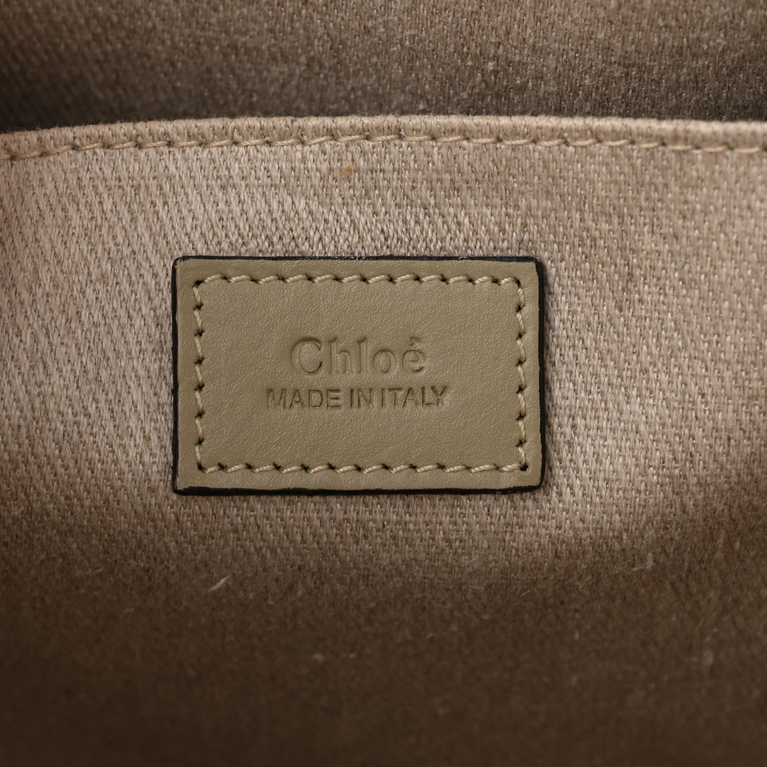 Cotton Medium Woody Ribbon Tote Slate Green