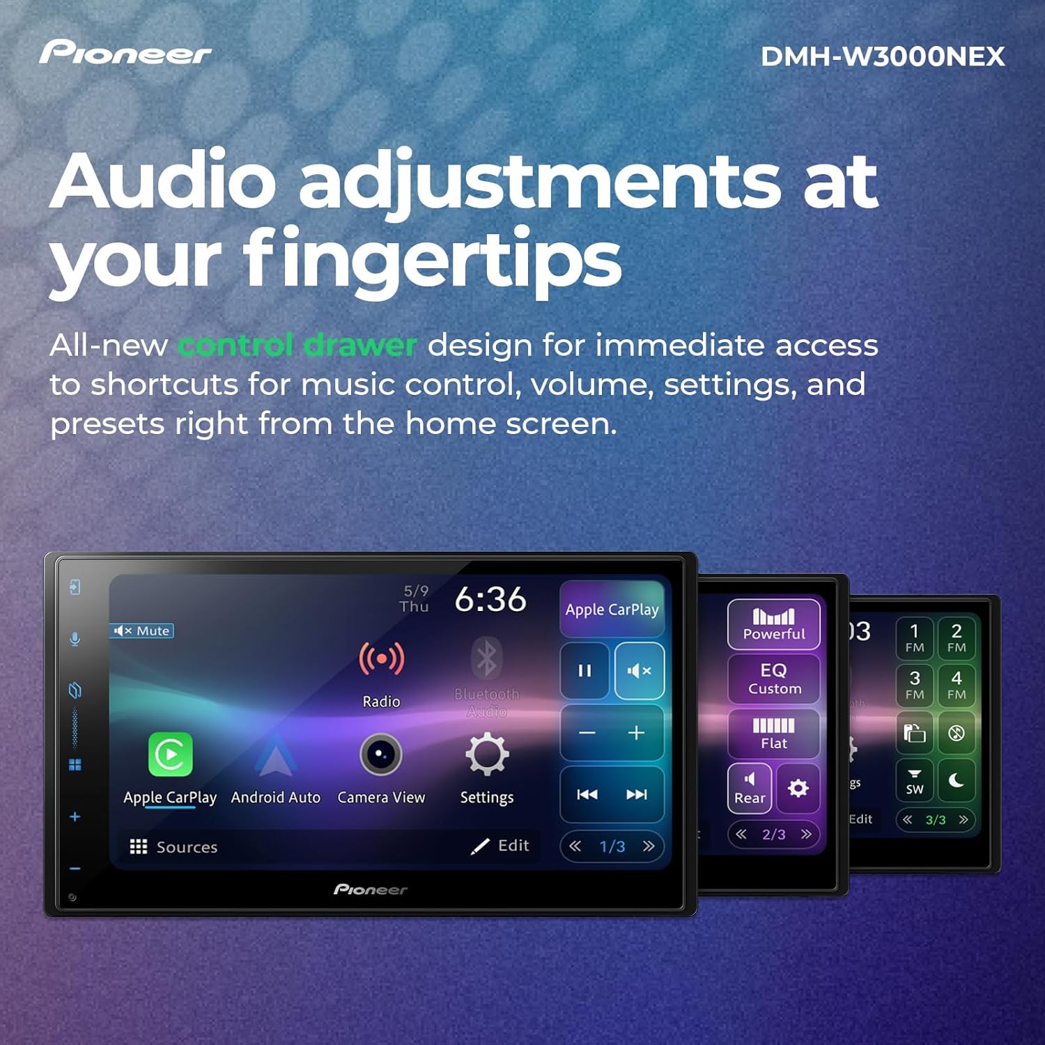 Pioneer DMH-W3000NEX 6.8