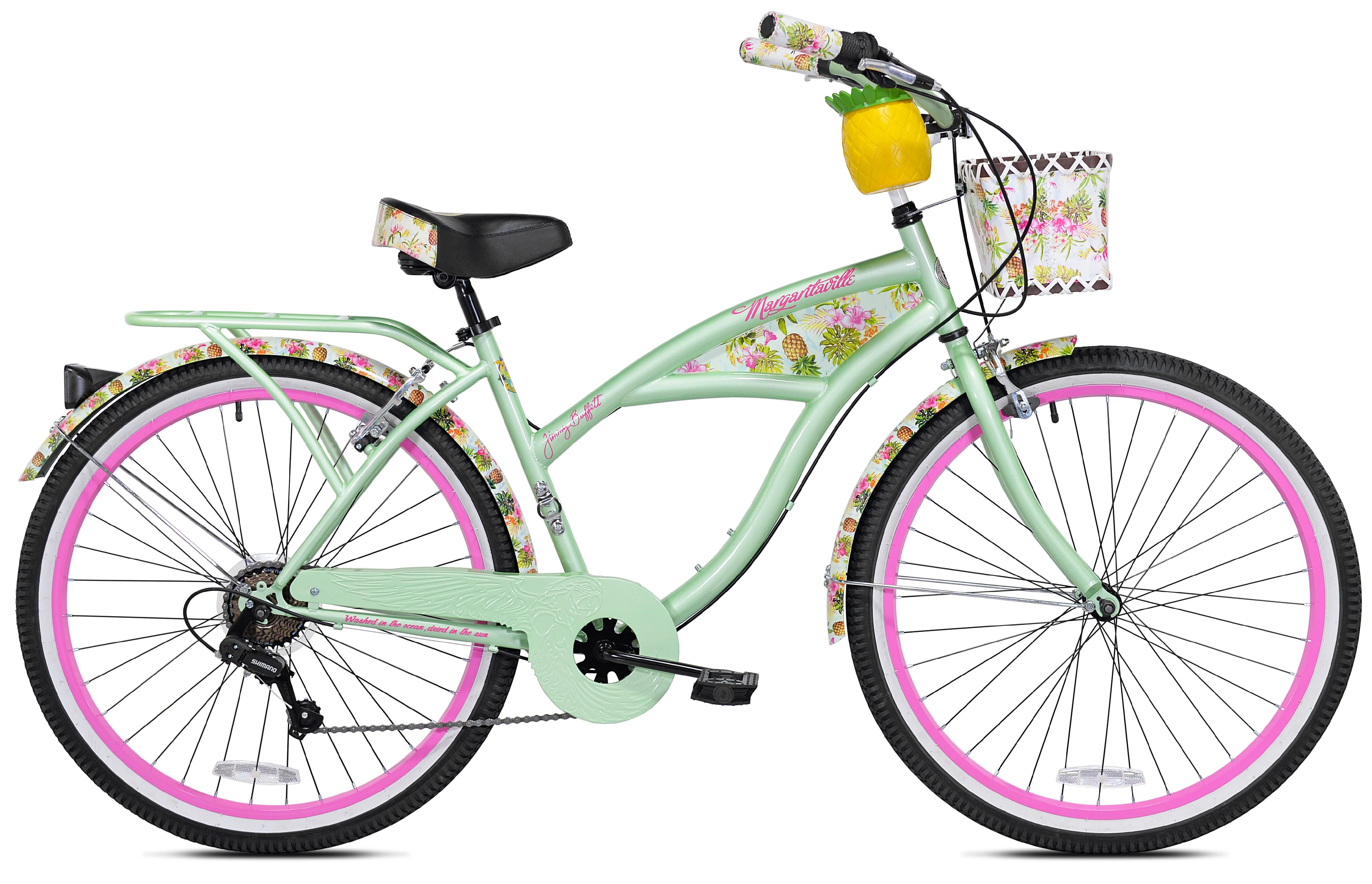 26" Pineapple Women'S Cruiser Bike, Green