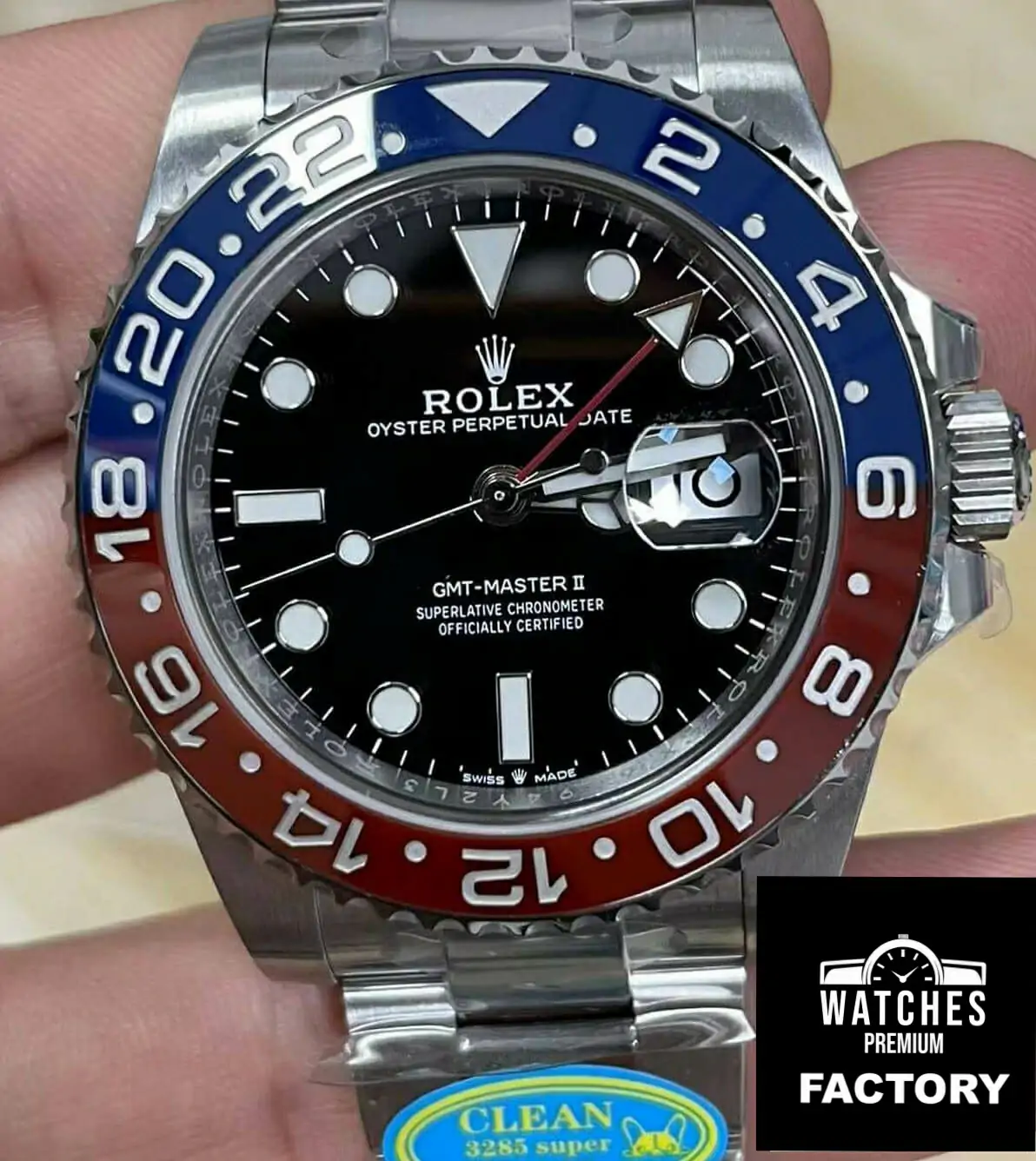 Rolex GMT Master II M126710BLRO-0002 Clean Factory V3 Stainless Steel Strap