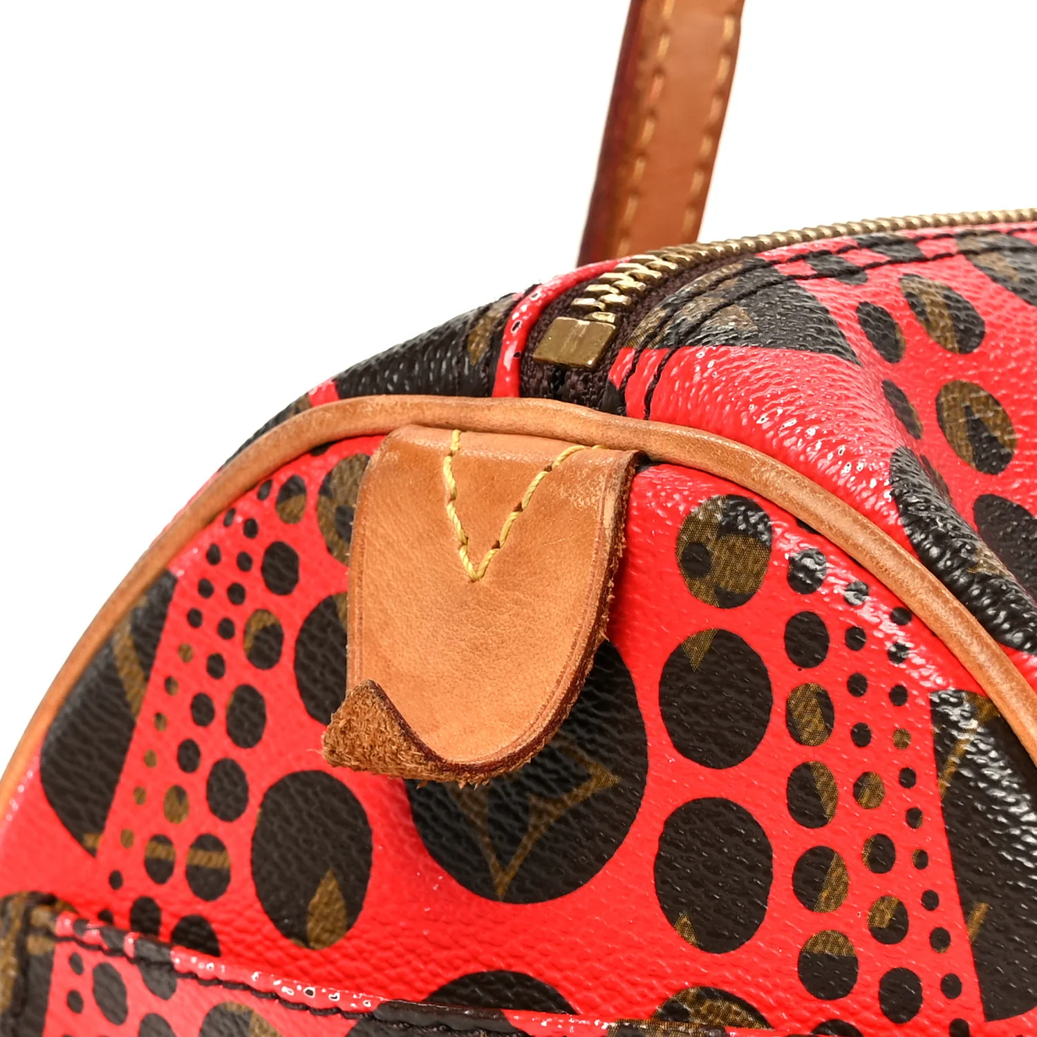 Monogram Kusama Pumpkin Dots Papillon 30 Red