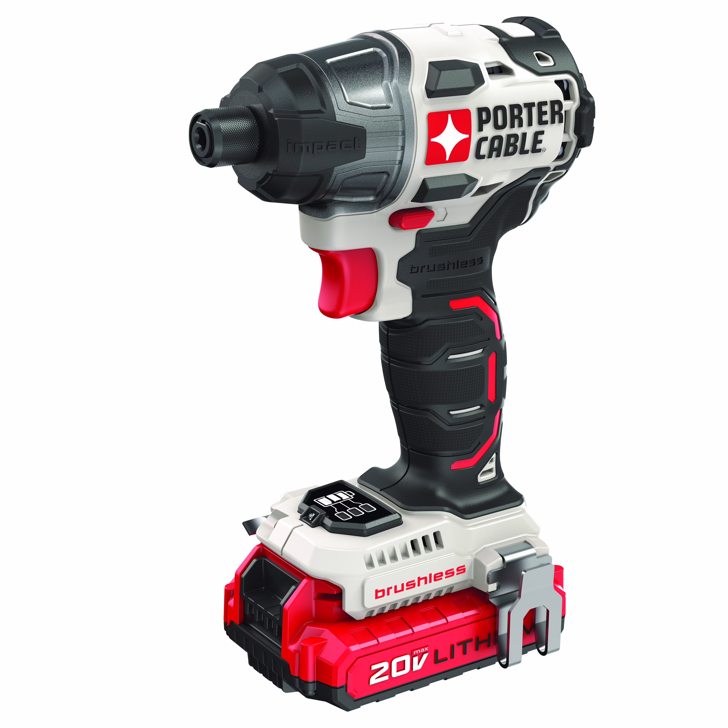 20-Volt Max Lithium-Ion 1/4-Inch Brushless Impact Driver, PCCK647LB
