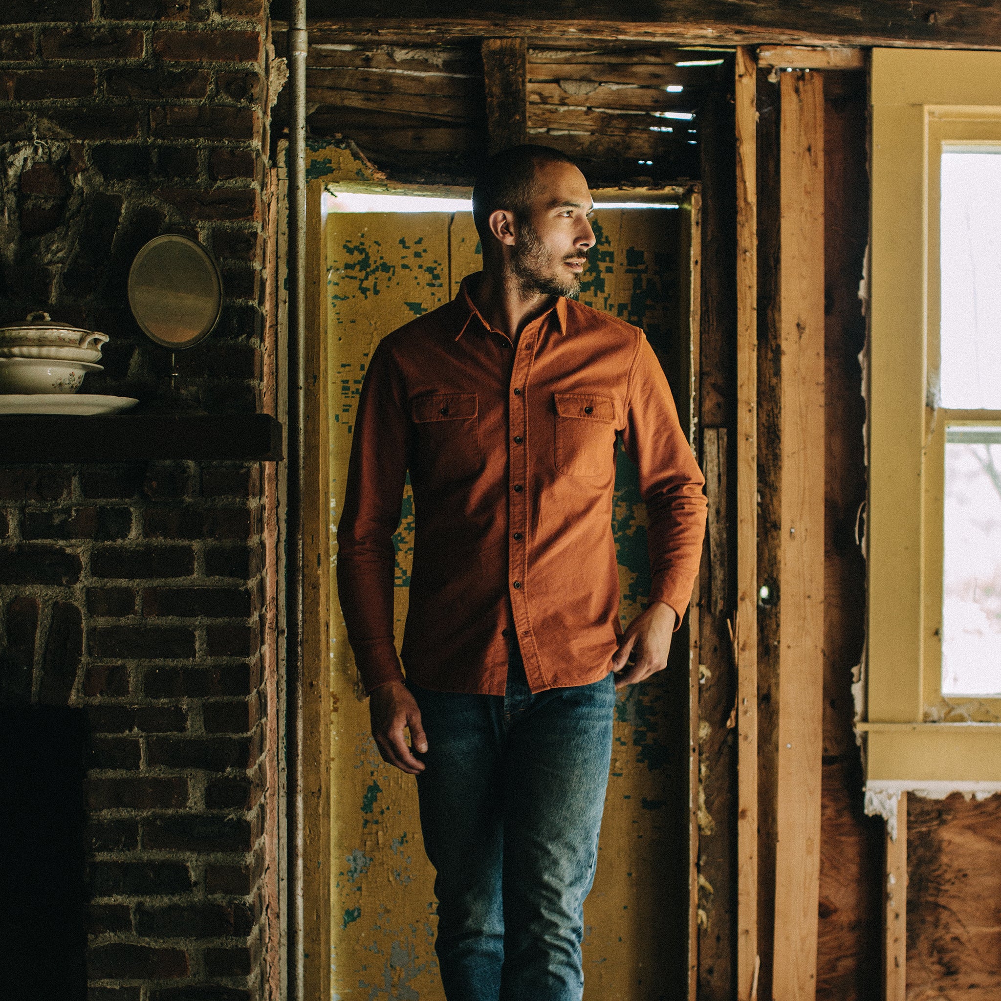 La chemise Yosemite couleur cuivre