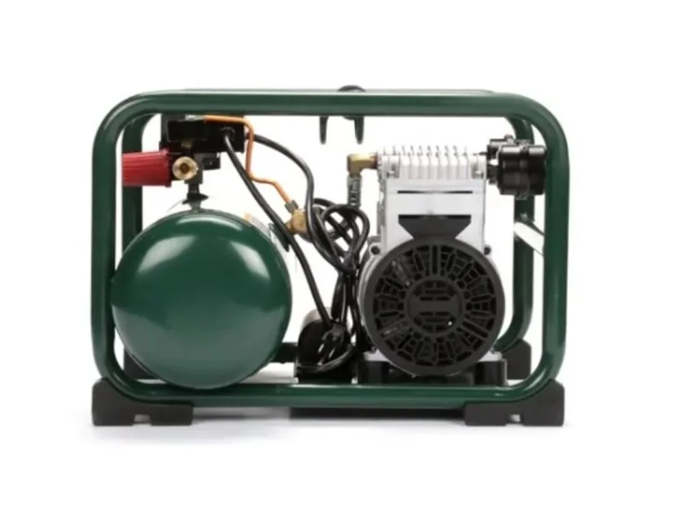 Rolair 2 Horsepower 115 Volt Hand Carry Portable Quiet Operation Air Compressor