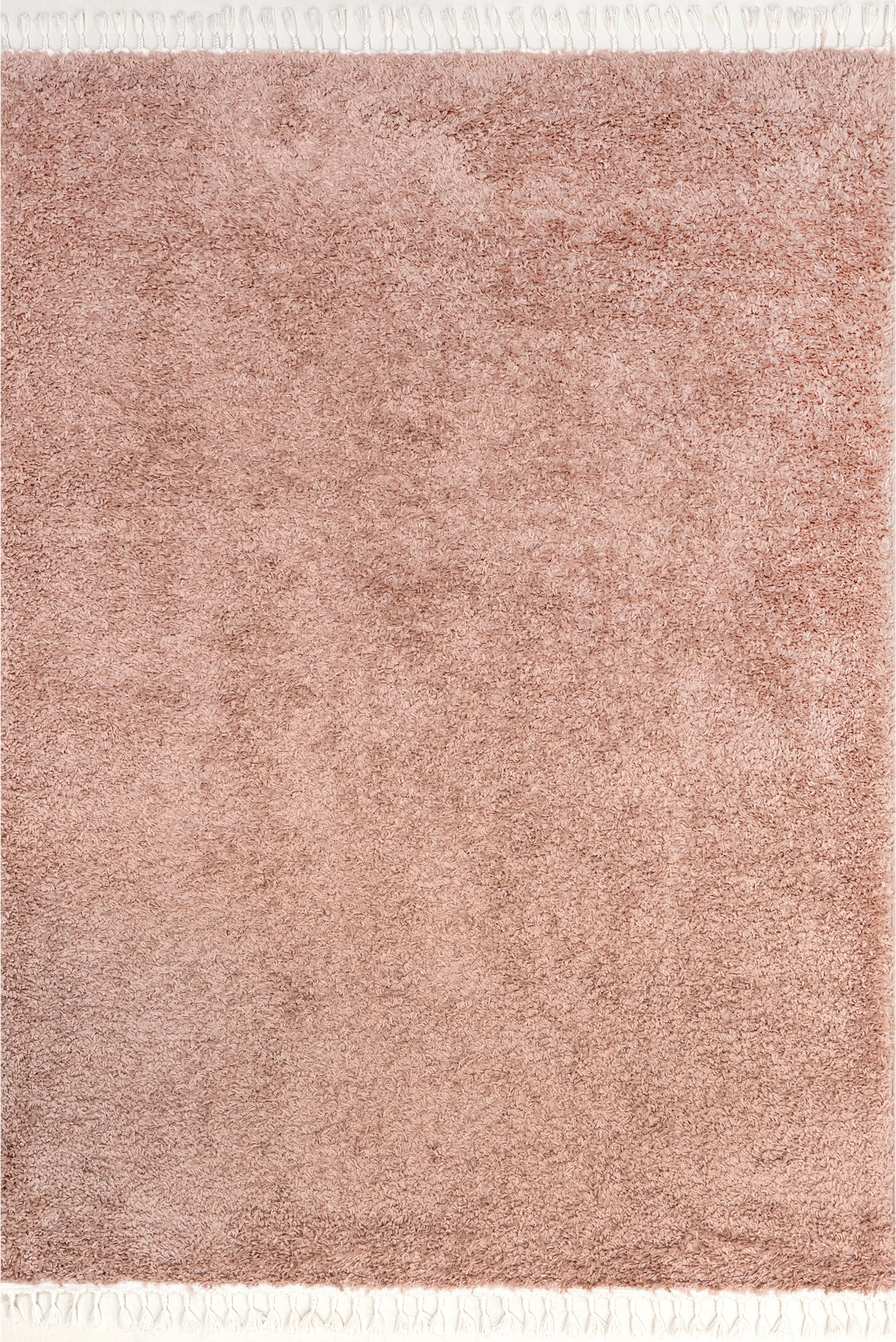 nuLOOM Neva Plush Shag Area Rug 3' x 5' Pink