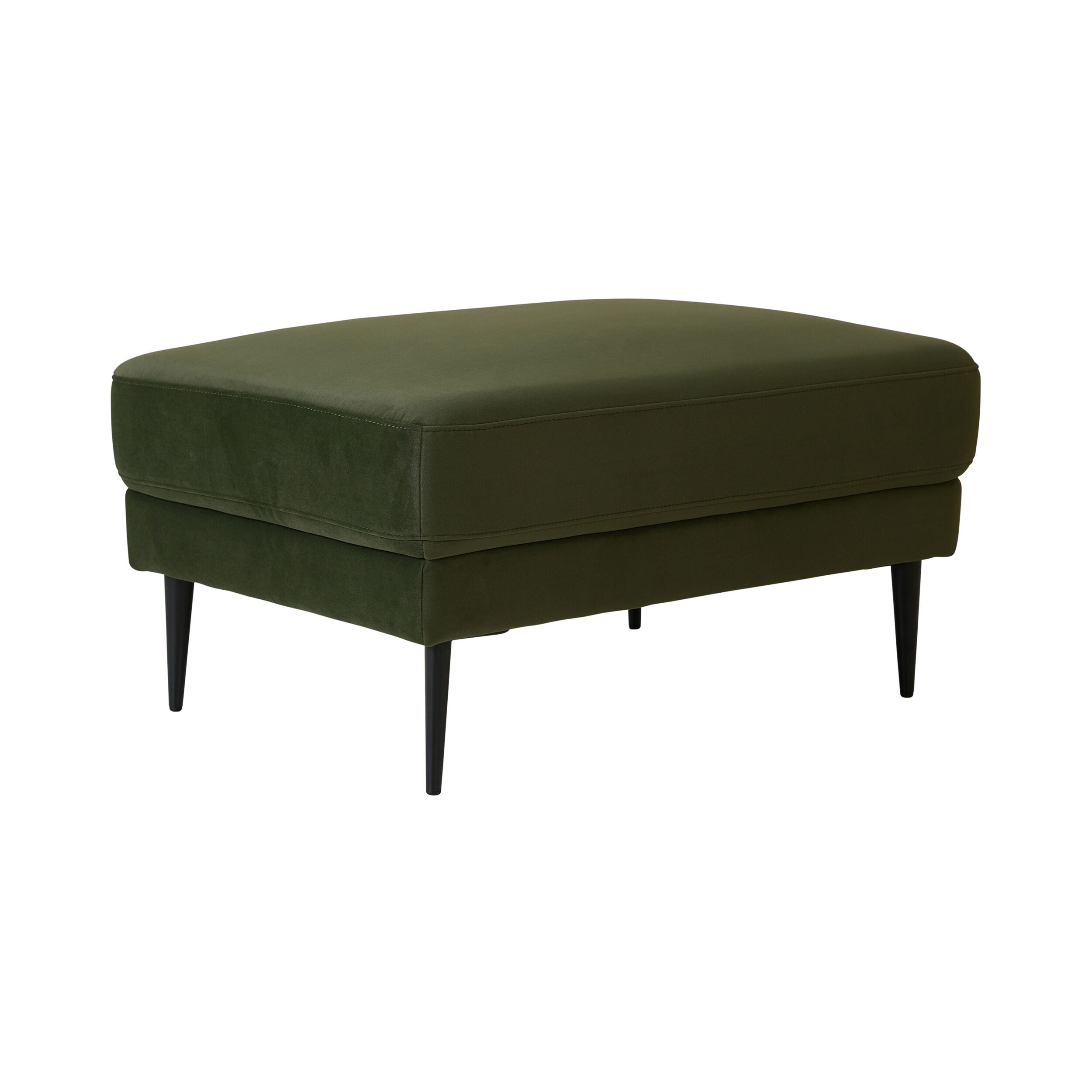 Irvine Ottoman Velvet Eucalyptus