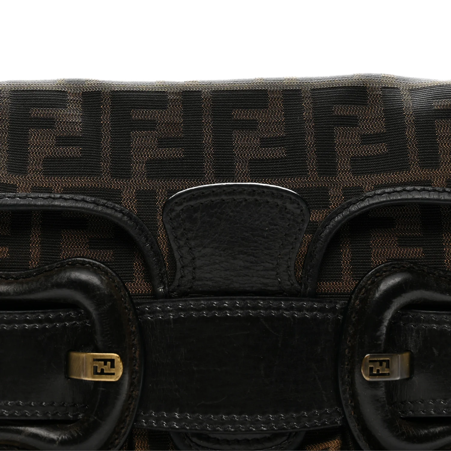 Zucca B Bis Flap Bag Tobacco Castagna