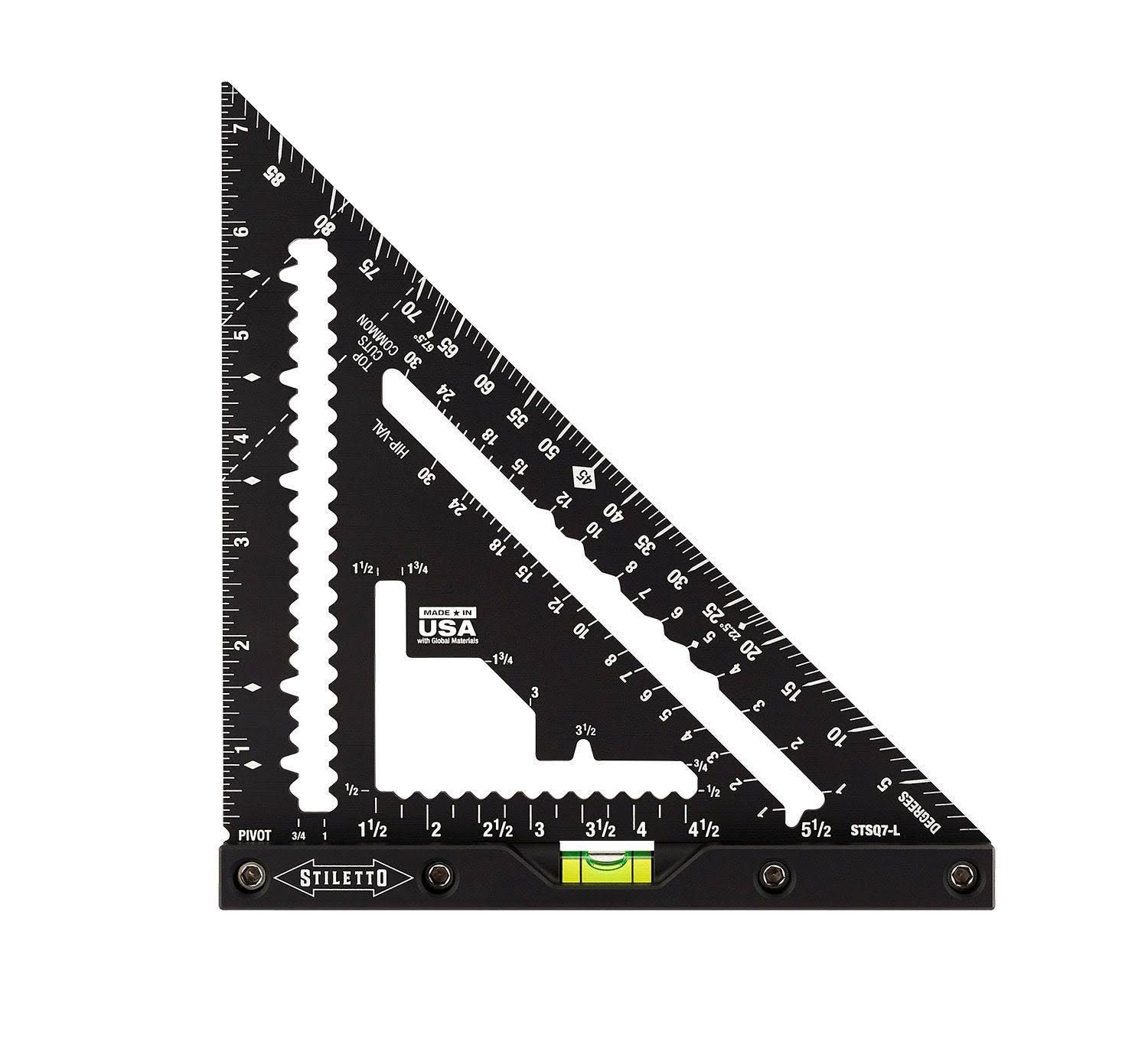 Stiletto 7 in Carpenter Square with Level - STSQ7-L