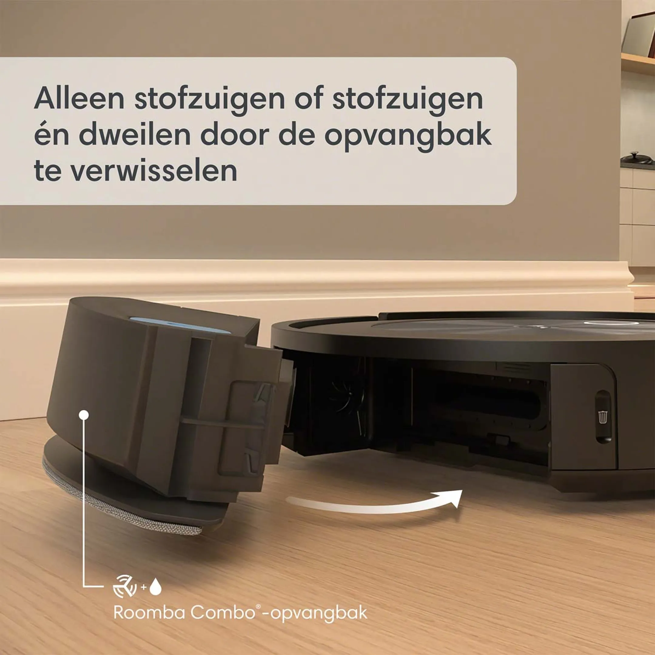 iRobot Robotstofzuiger en dweilrobot J5 Roomba Combo J5178