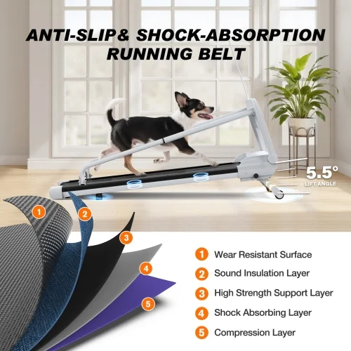 Under Desk Treadmill, Walking Pad, 2 in 3 Portable Treadmill with Handle Remote Control LED Display, Walking Jogging Machine for Home Office Use - Image 7