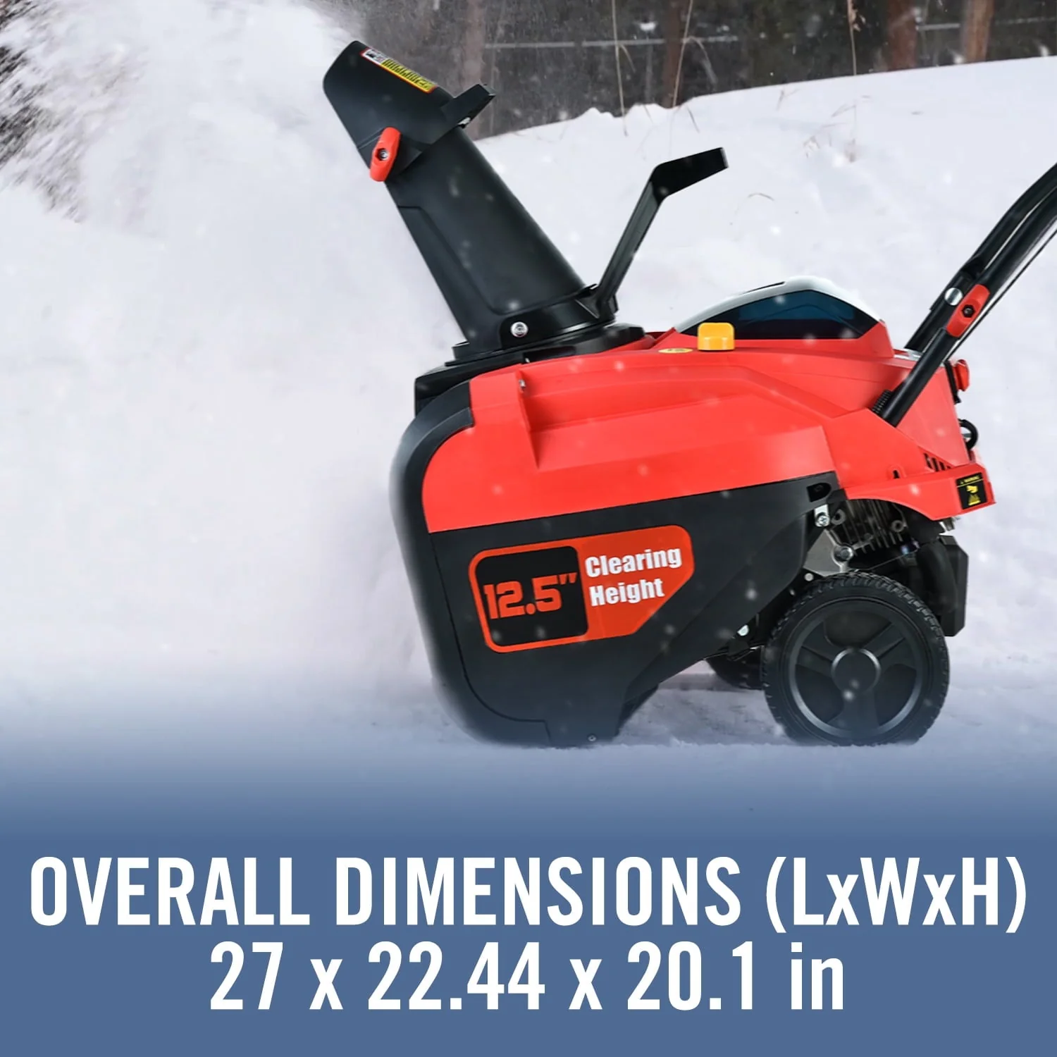 21 inch 212cc Single Stage Push Gasoline Snow Blower PSS1210W - Image 7