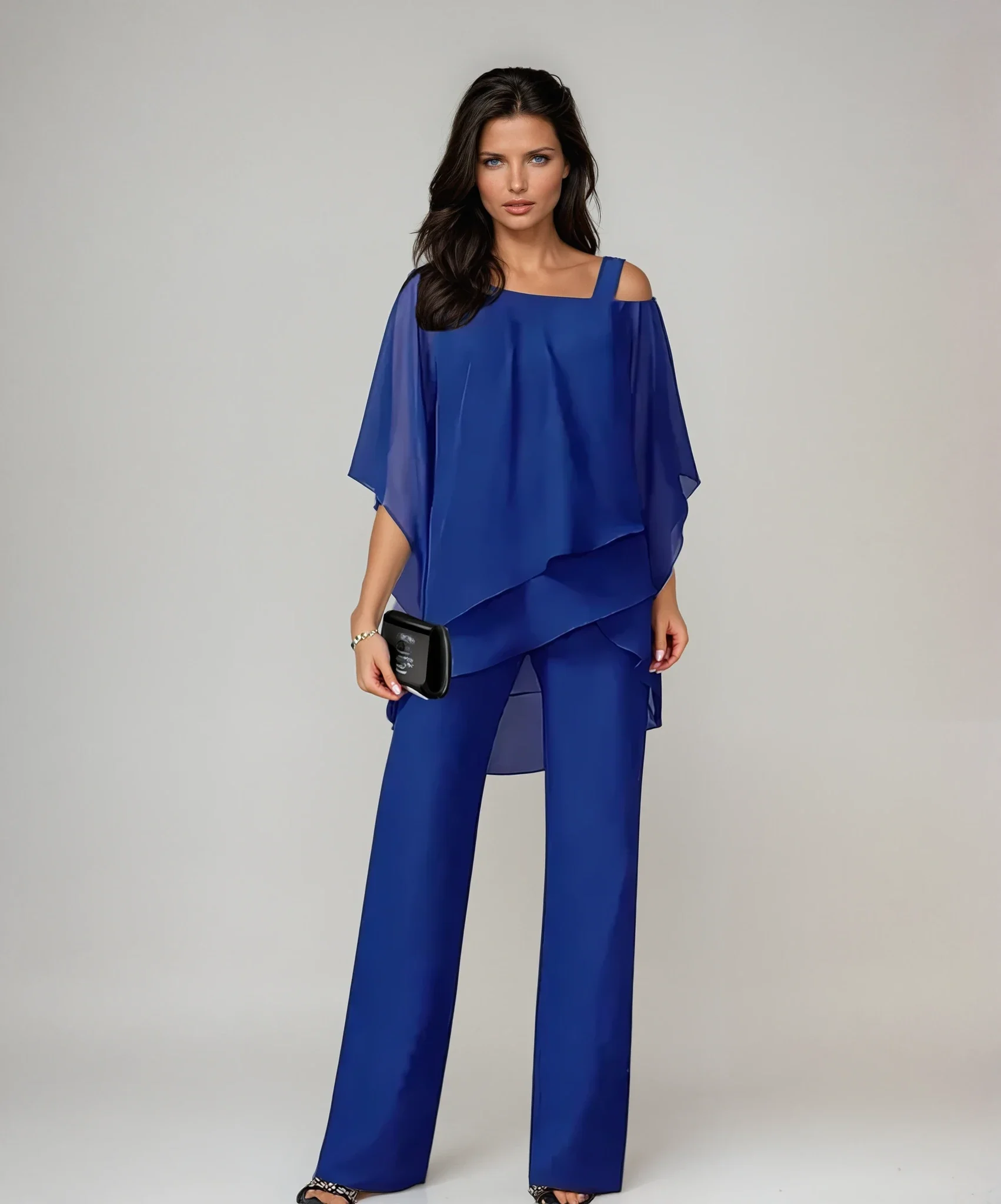 Ensemble chic superposé en deux pièces