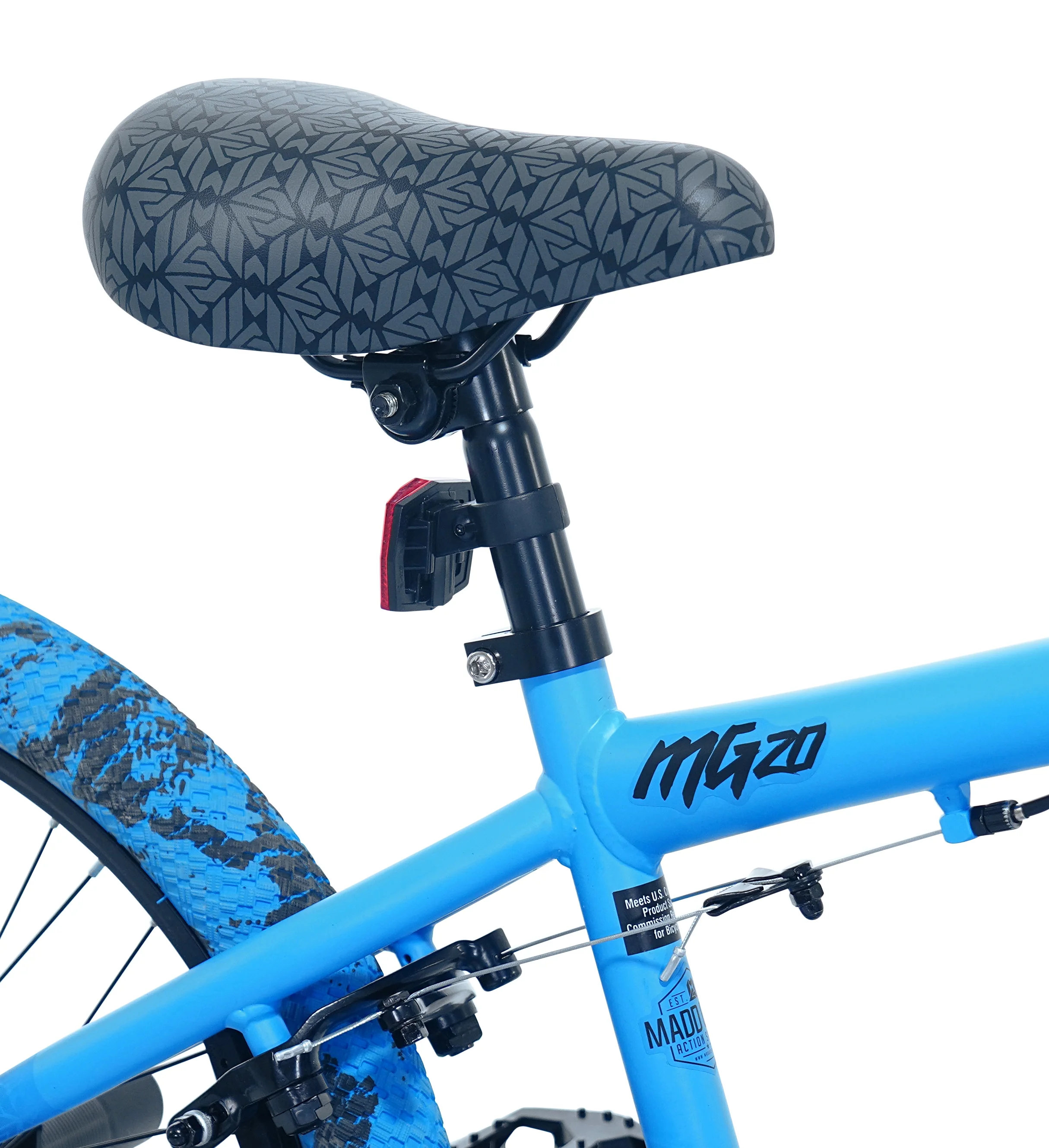 20" Maddgear Child Bicycle, 20" Wheels, Kids Ages 7 13 Years, Blue Image 7