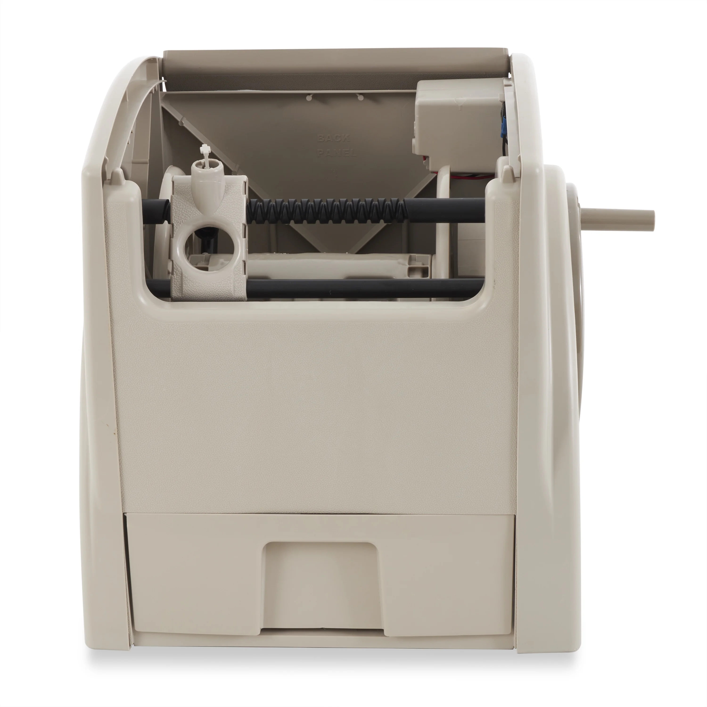 Suncast 100 - Ft. Powerwind Automatic Rewind Hose Reel, Light Taupe (2 Pack)