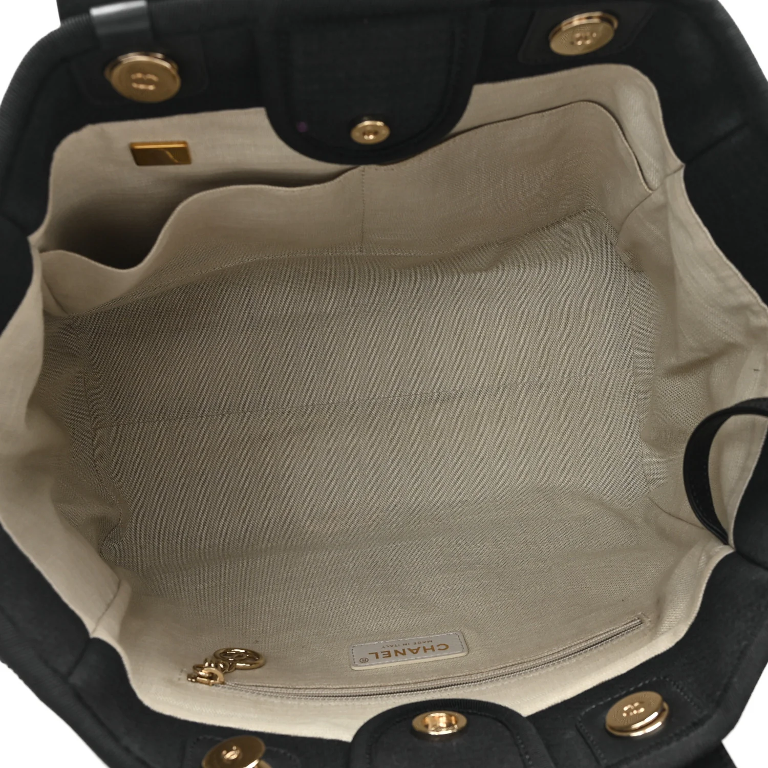 Mixed Fibers Small Deauville Tote Black