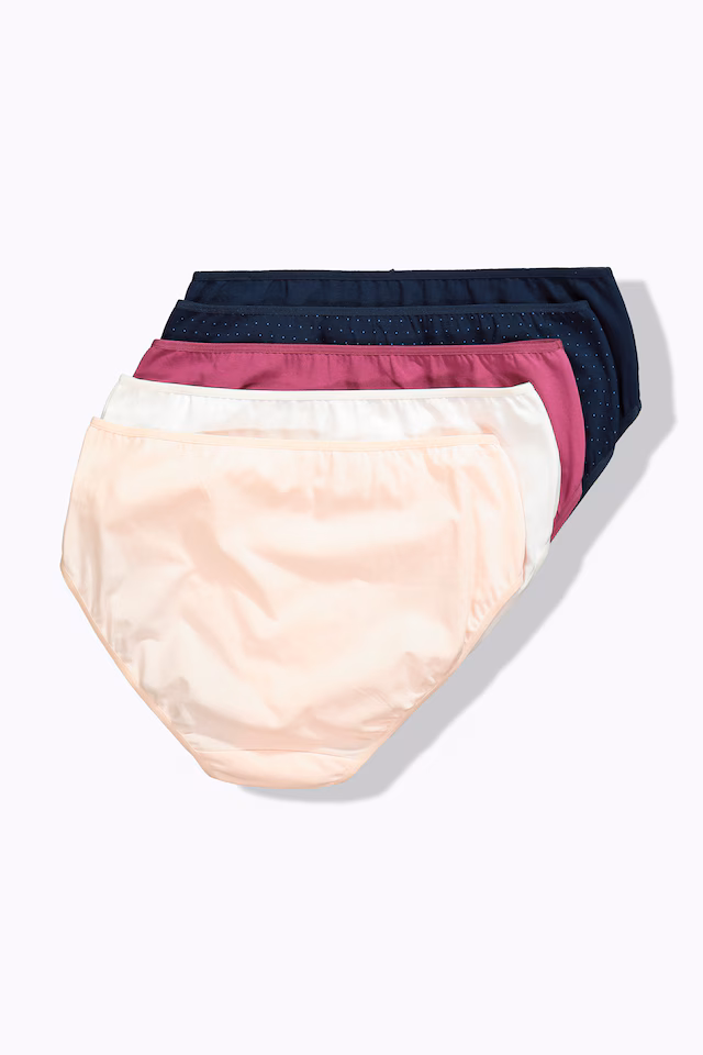 5 Pack Midi Brief- Polka Dot