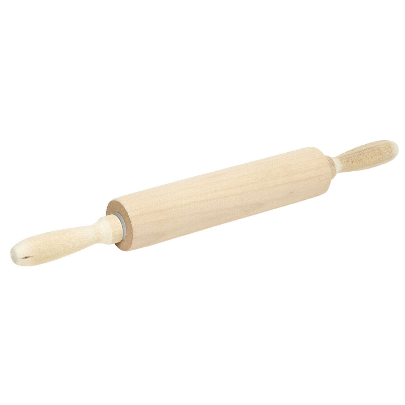 Rouleau à patisserie en bois et acier Ø4,5xL39cm