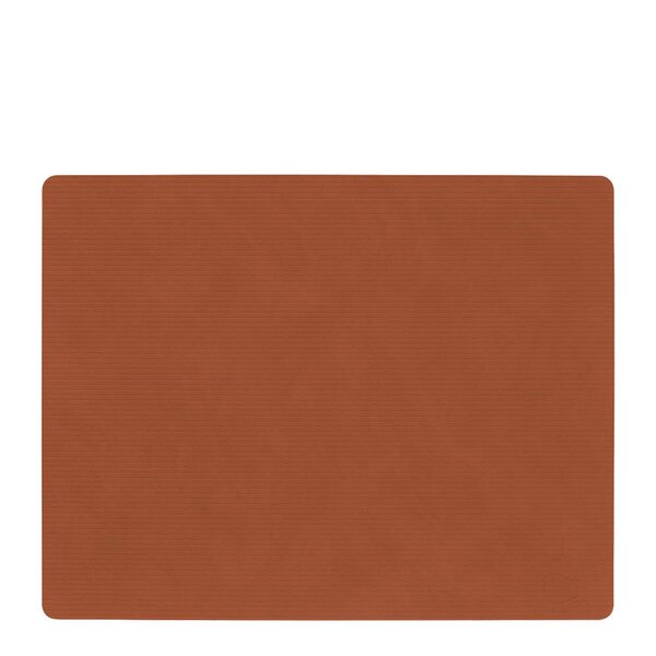 Square Corduroy spisebrikke 35x45 cm Rust
