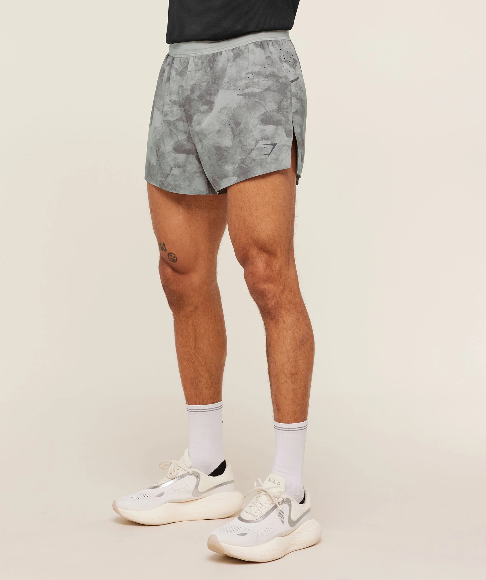 RUNNING ELITE RACE 5" SHORT - Smokey Grey