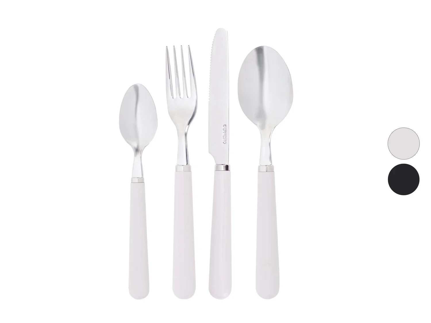 ERNESTO Set de couverts en acier inoxydable, 24 pices