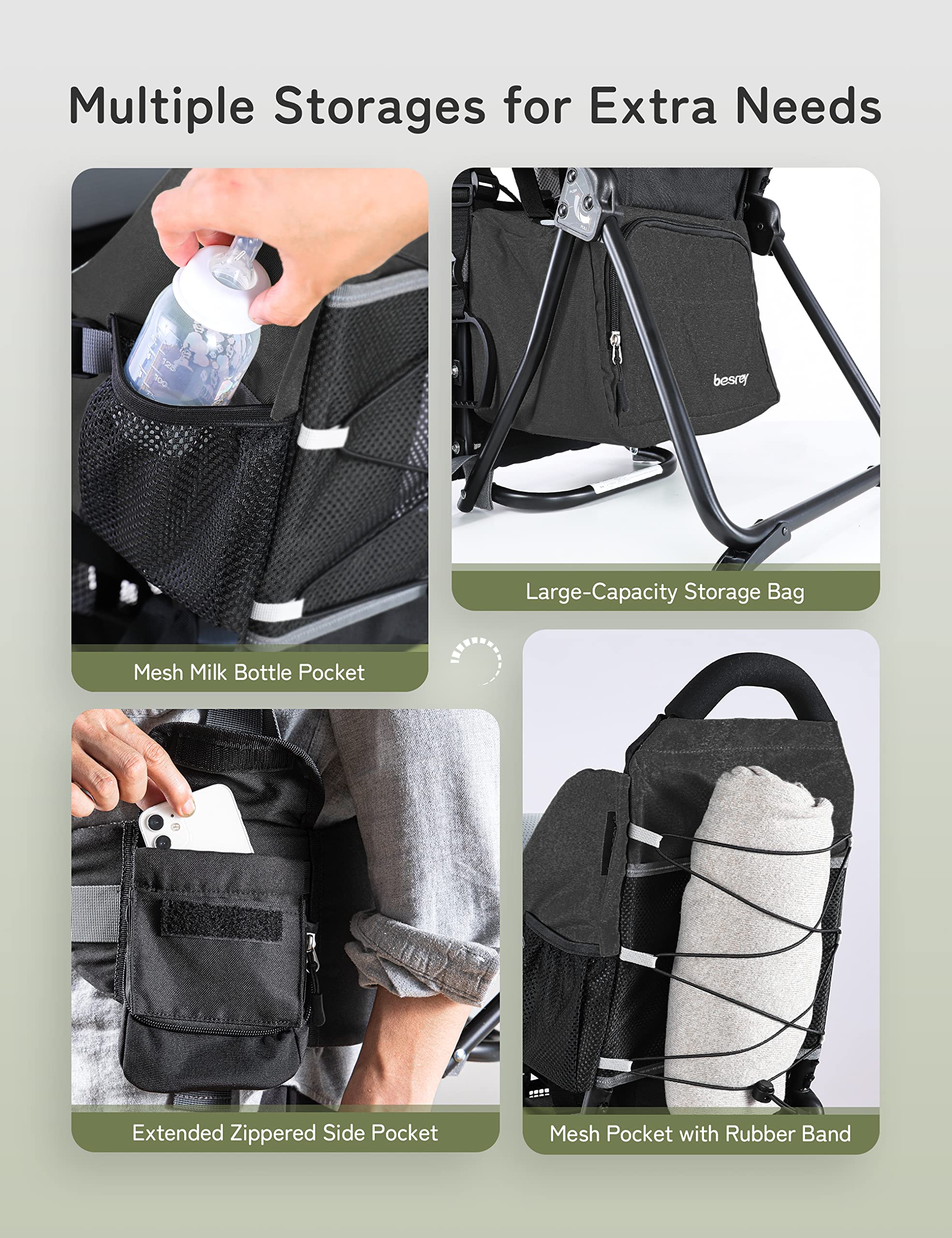 Besrey Baby Backpack Carrier. Toddler Hiking Backpack
