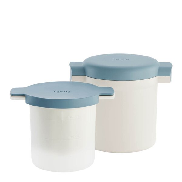 Kefir & Yoghurt Maker produksjonsbeholder 2 deler blå