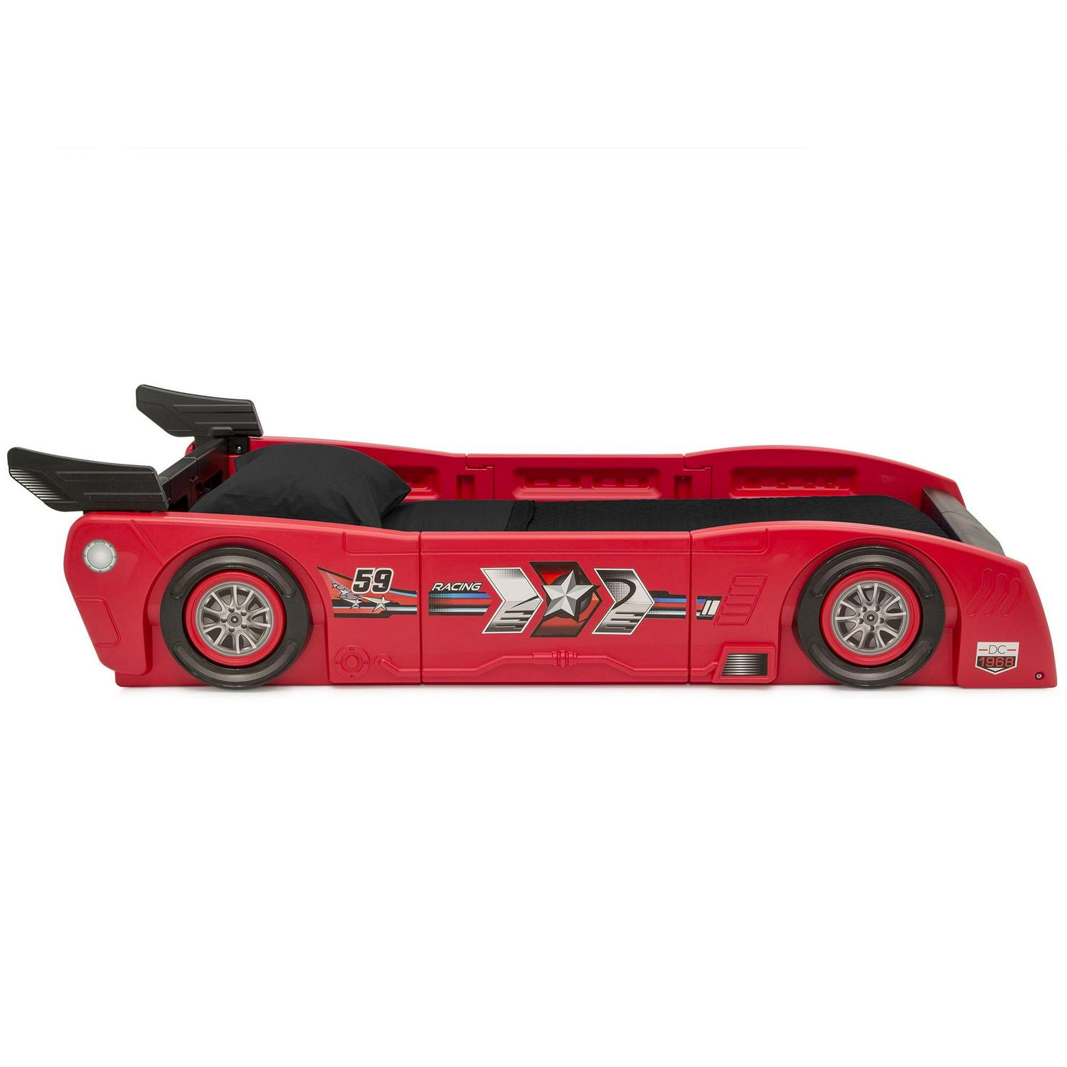 Grand Prix Kids Plastic Toddler Bed-Twin. Red - Image 8