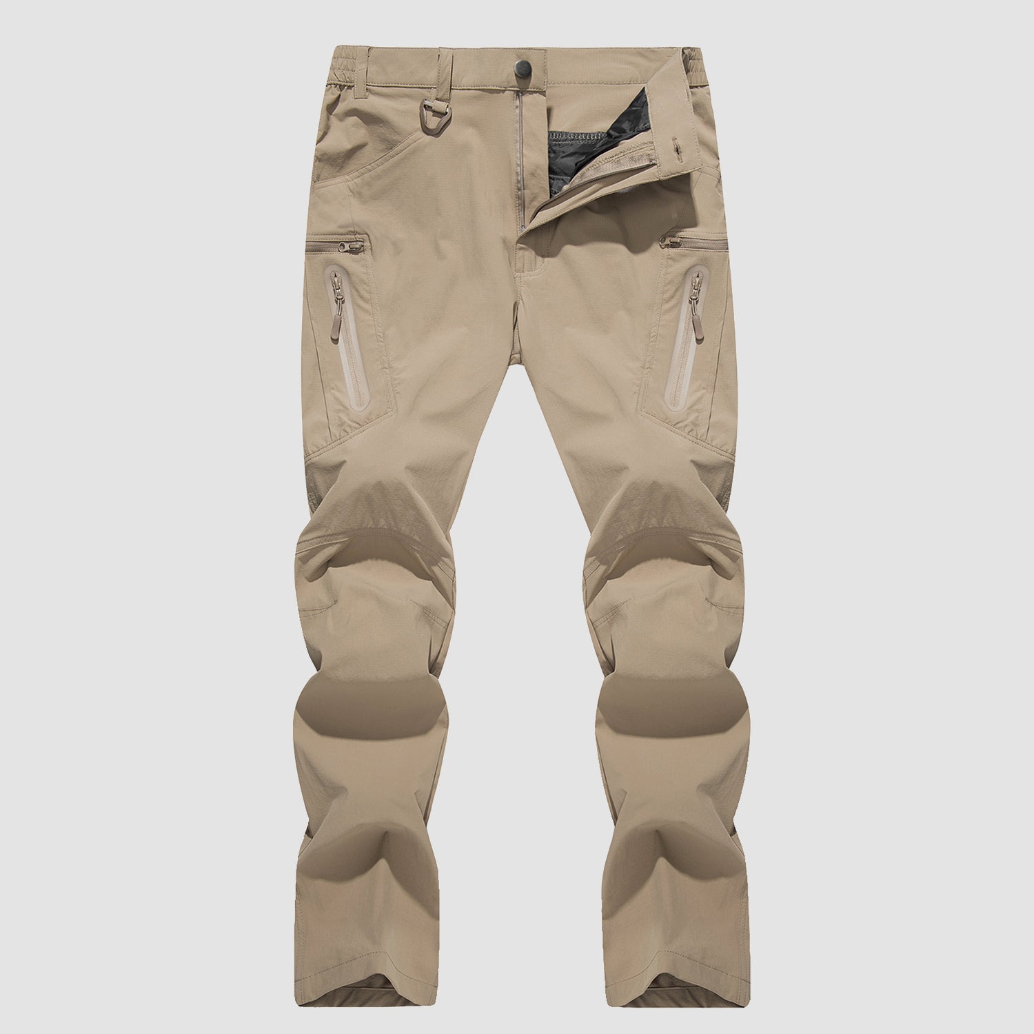 Pantalon de randonnée pour homme, pantalon cargo déperlant à 8 poches, pantalon de sport léger en tissu ripstop.