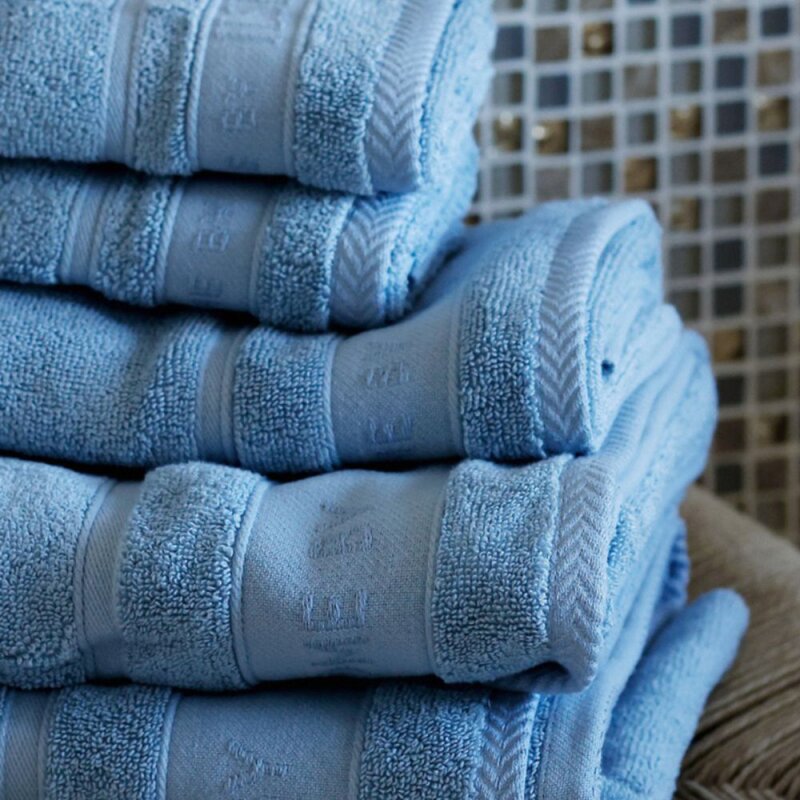 Bath Collection håndkle 70x140 cm powder blue